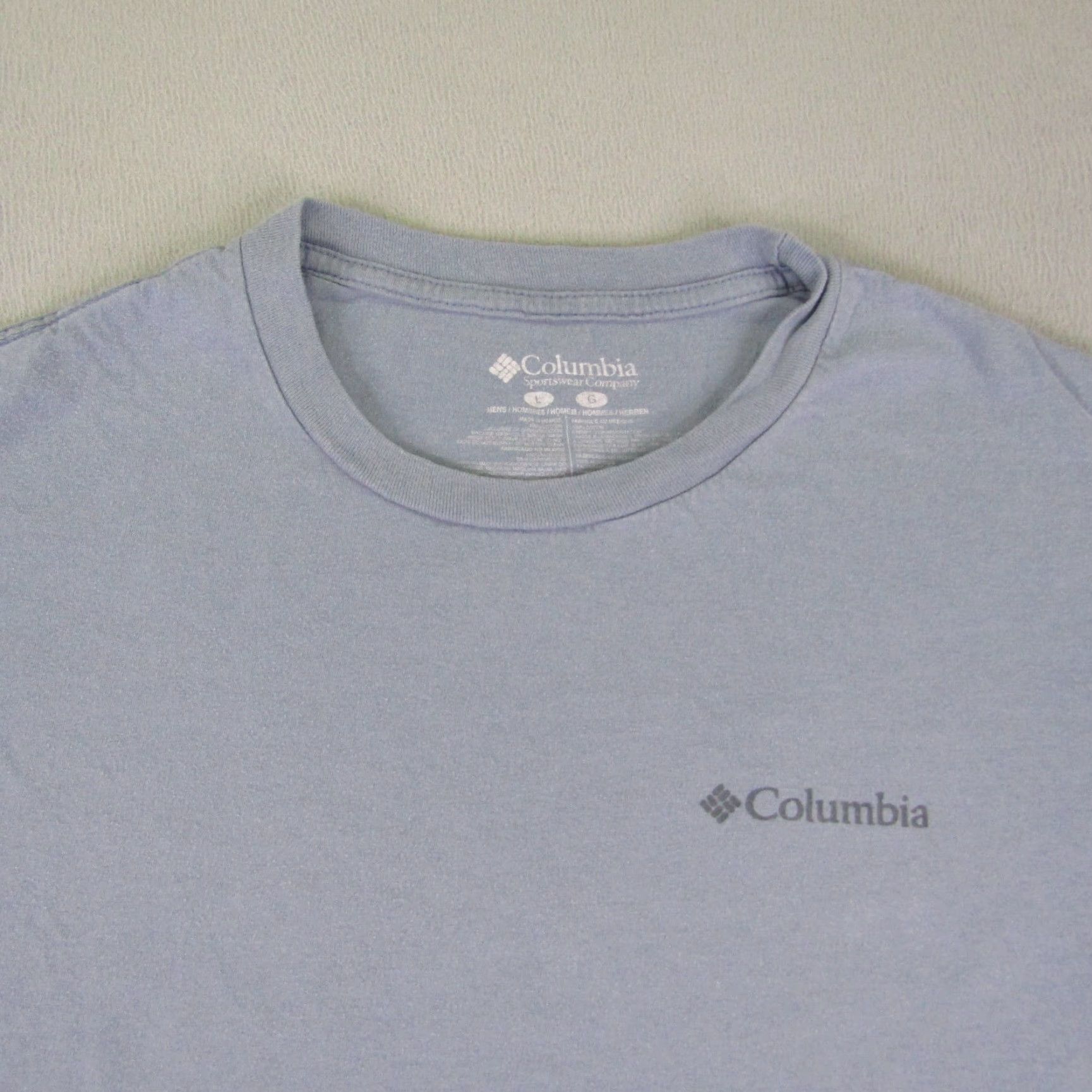 Vintage VINTAGE Columbia Graphic Print Shirt Mens Large Blue Fishing USA American Flag Outdoor Gear Size US L / EU 52-54 / 3 - 2 Thumbnail