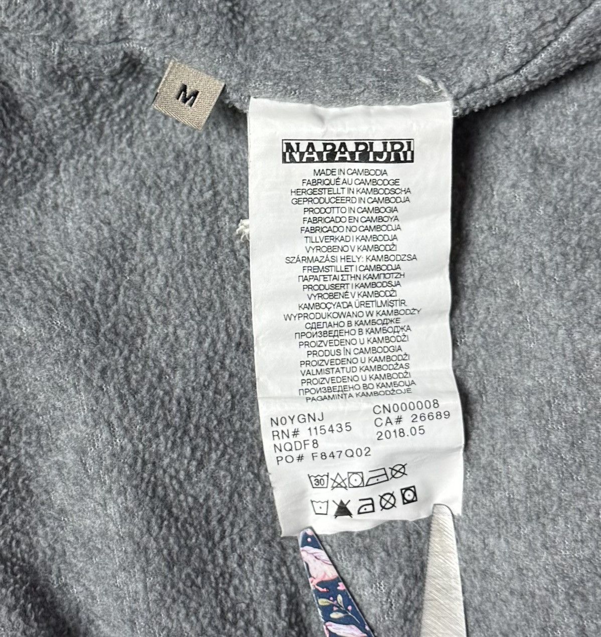 Napapijri Napapijri Rainforest Fleece Lined Anorak Jacket Logo Size US M / EU 48-50 / 2 - 14 Thumbnail