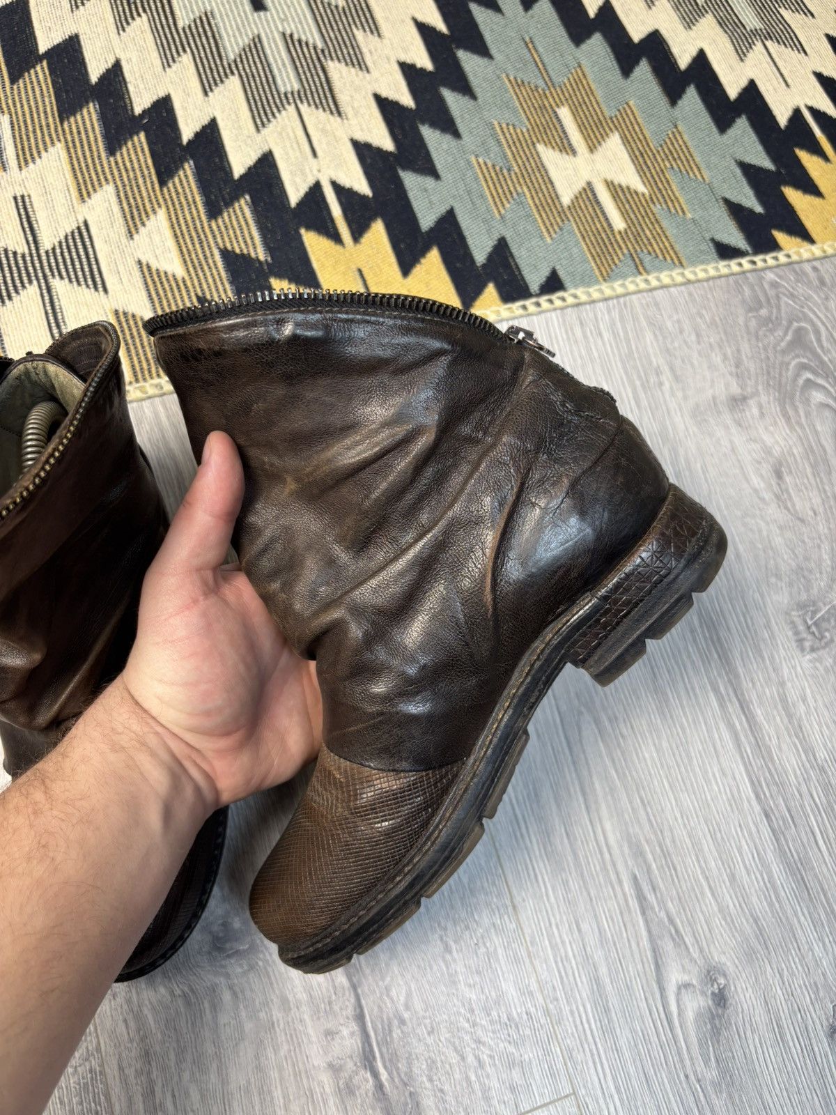A.S.98 A.S98 leather zipper biker boots Y2K Size US 5.5 / IT 35.5 - 10 Thumbnail