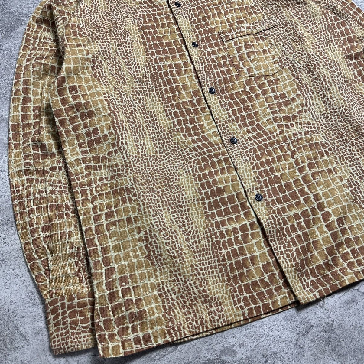 Japanese Brand Vintage Garcon Wave Croco Pettern Shirt Size US L / EU 52-54 / 3 - 6 Thumbnail
