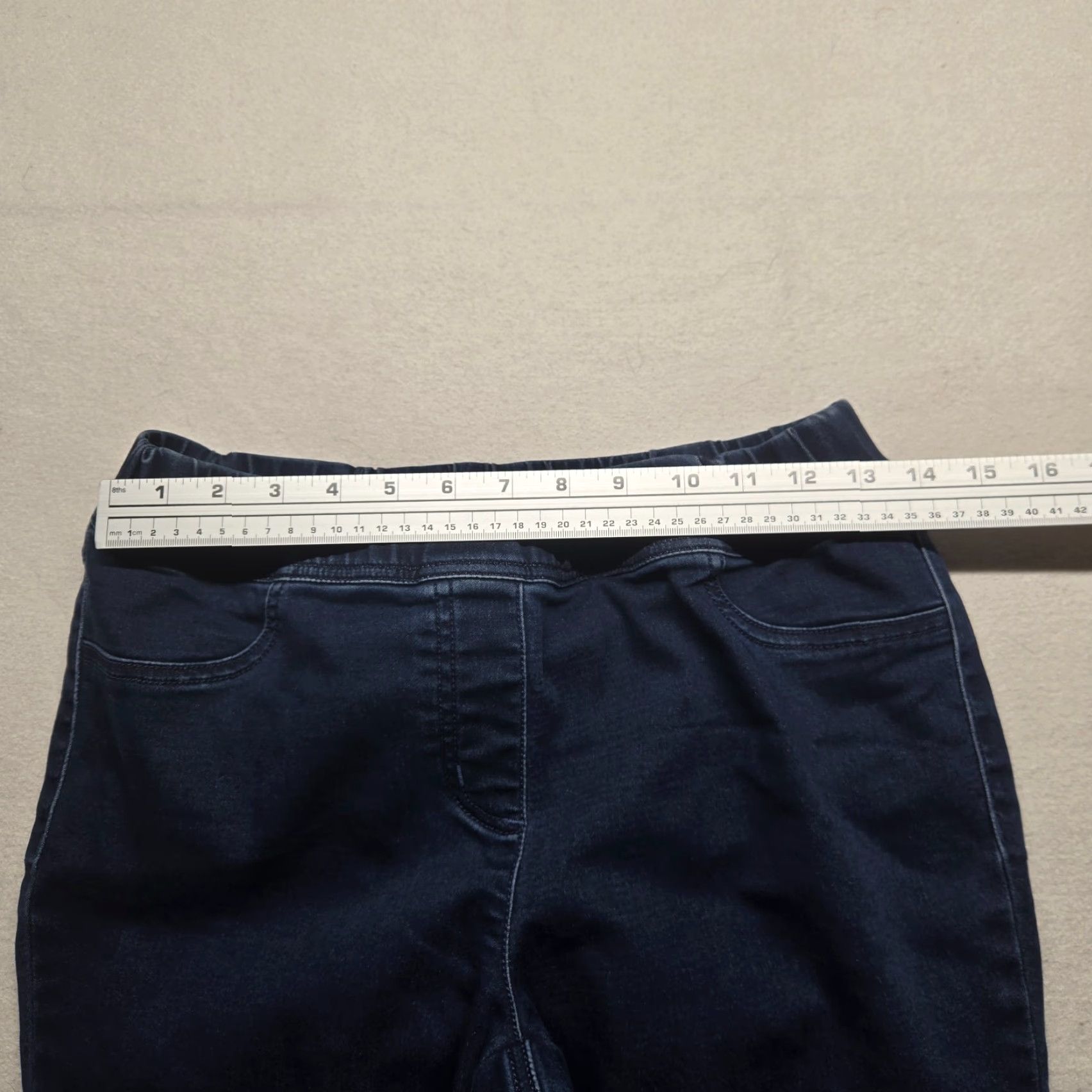 Vintage Kim Rogers Dress Pants Solid Blue Adult Women Size 8 Pants Casual Stretchy Material Size 30" / US 8 / IT 44 - 3 Thumbnail