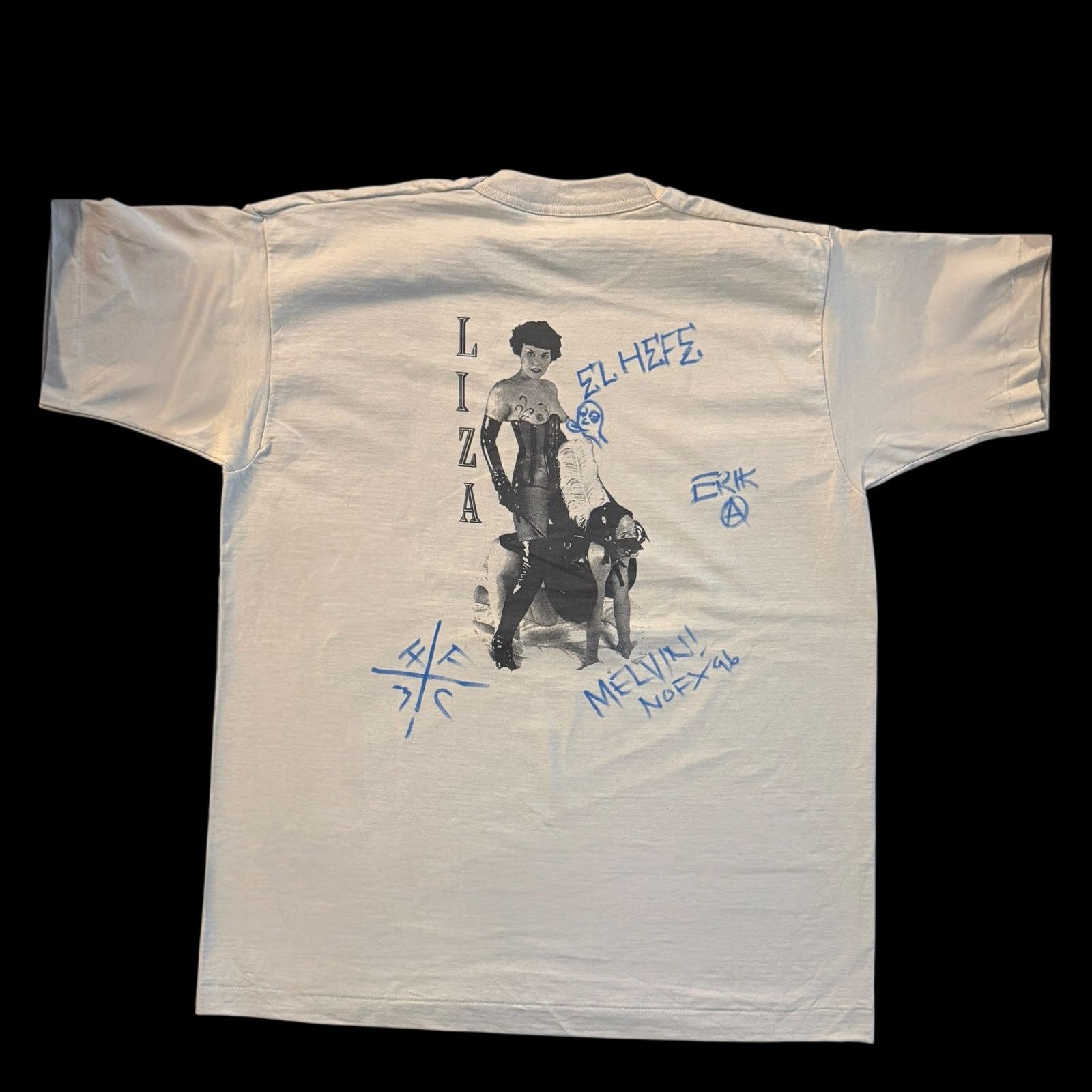 Other NOFX Band Liza 1996 Vintage Shirt Size XL SIGNED BY THE BAND Size US XL / EU 56 / 4 - 7 Thumbnail