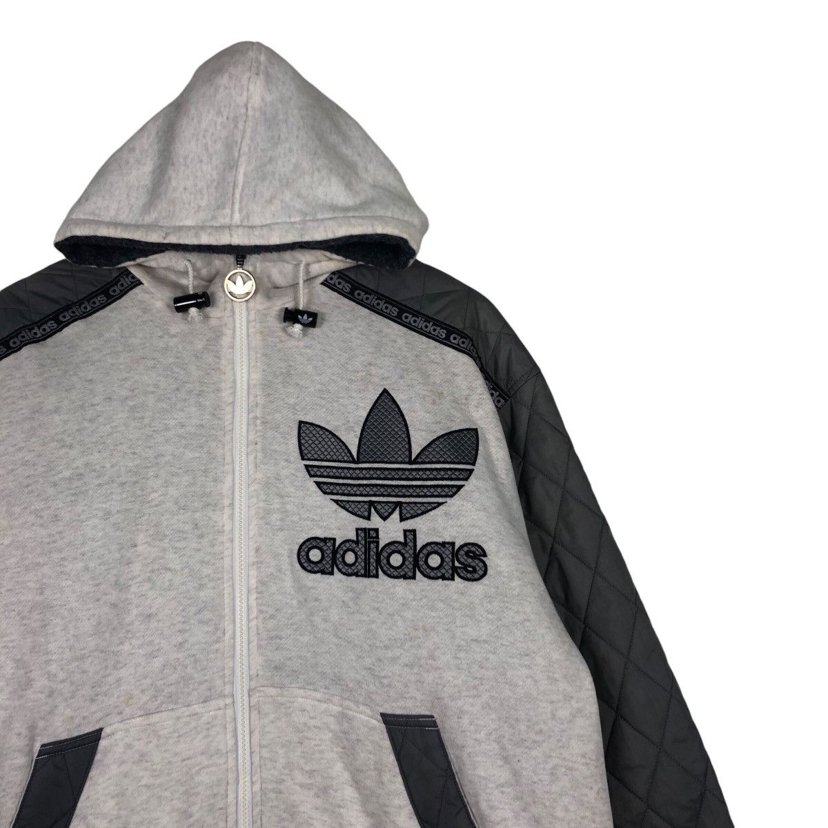 Adidas × Japanese Brand × Vintage Adidas Vintage Jacket Big Logo Rare Design Large #A1 Size US L / EU 52-54 / 3 - 5 Thumbnail