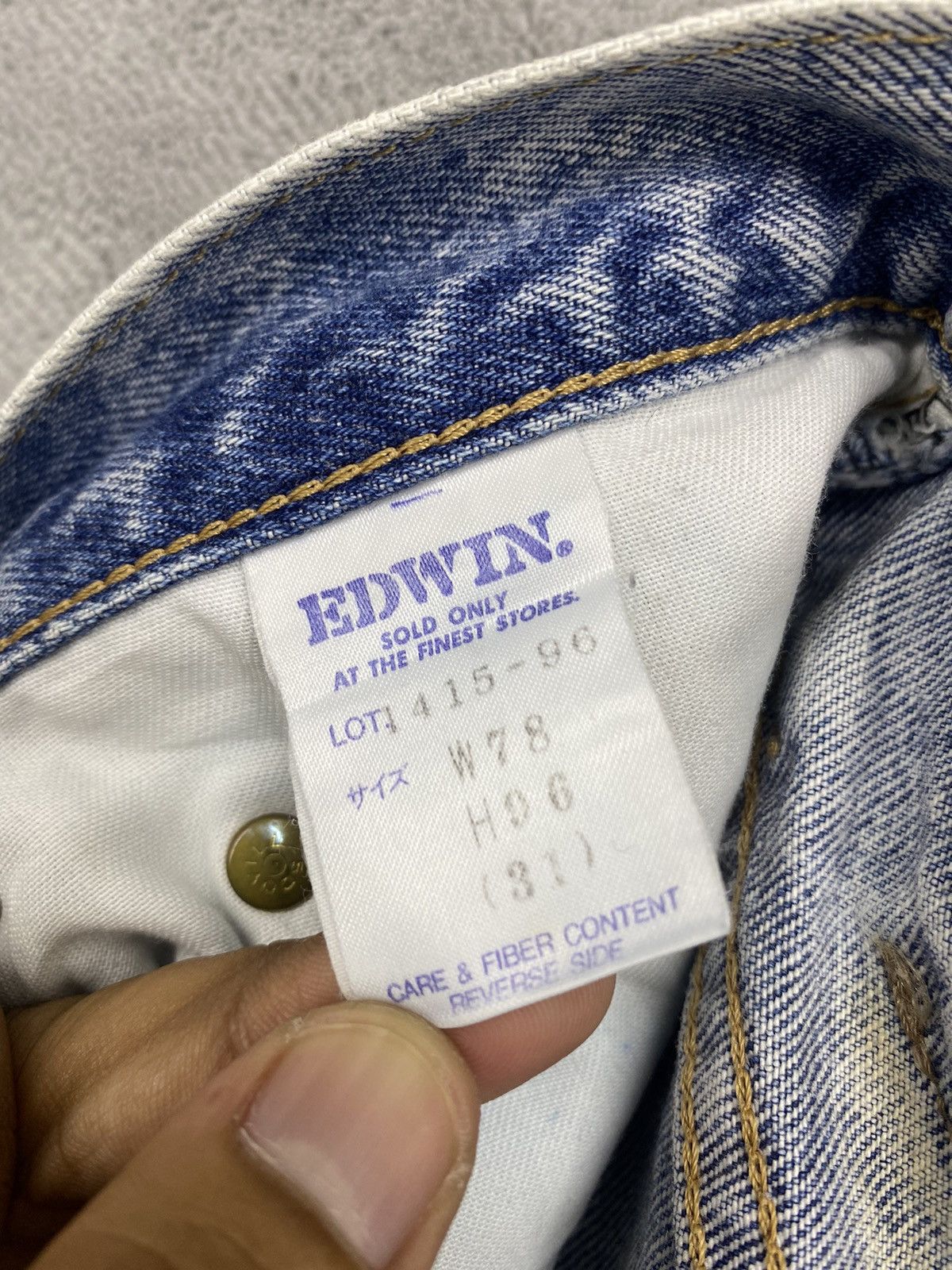 Edwin ⚡️RARE⚡️ Edwin International Basic Stone Washed Denim Jeans 31 Size US 31 - 7 Thumbnail