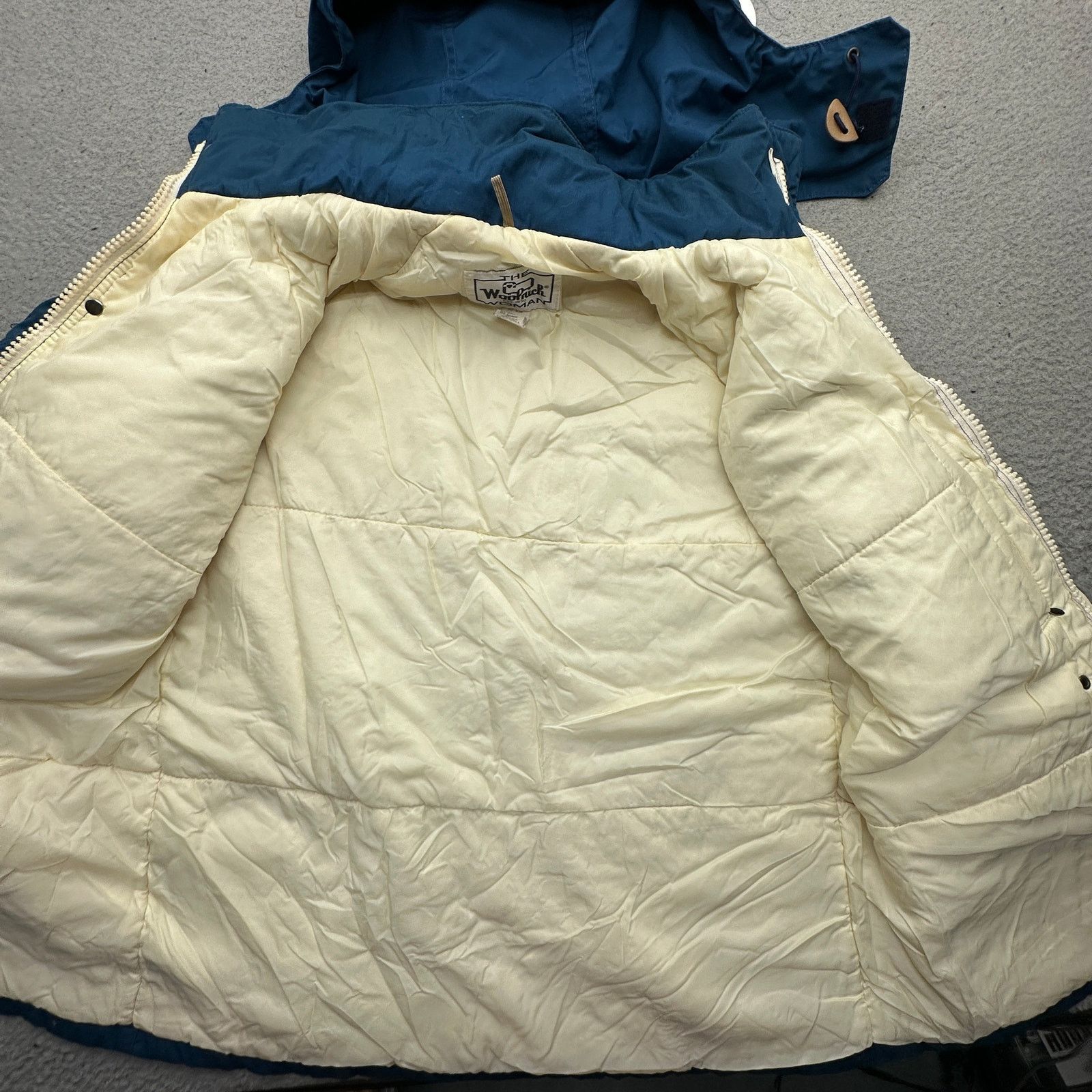 Woolrich Woolen Mills VTG Woolrich Woman Parka Hooded Jacket Womens Large Blue Size L / US 10 / IT 46 - 10 Thumbnail