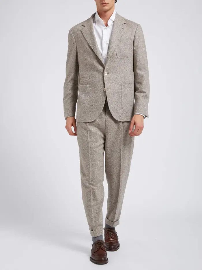 Brunello Cucinelli Suit in Brown Size 42R - 1 Preview
