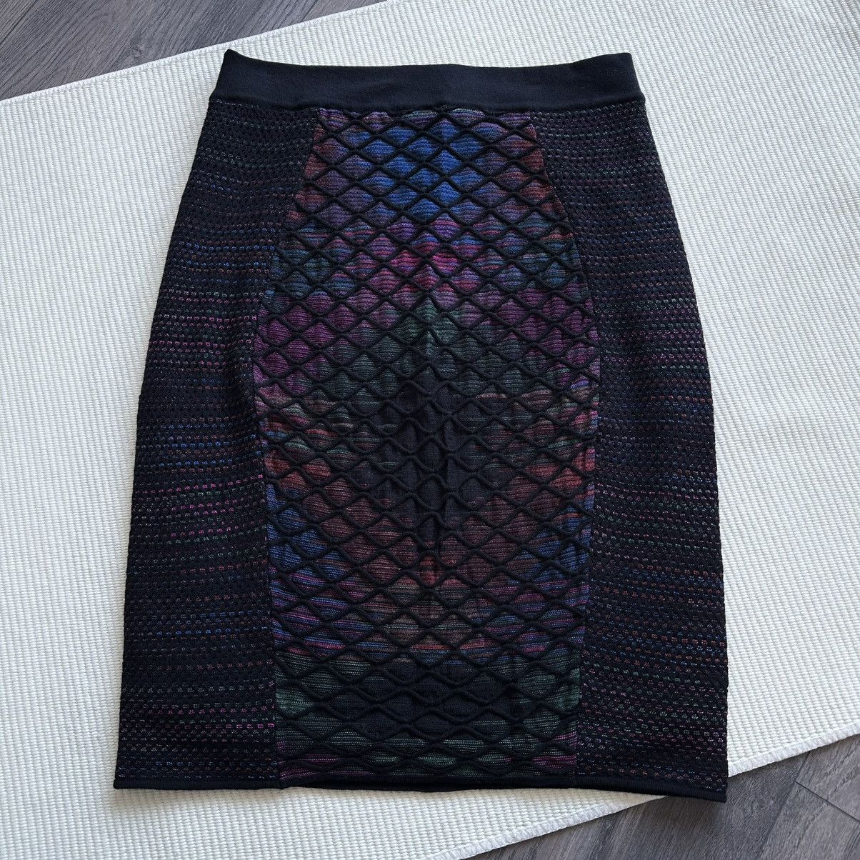Missoni M Missoni Black / Multicolor Knit Skirt Size 28" / US 6 / IT 42 - 5 Thumbnail