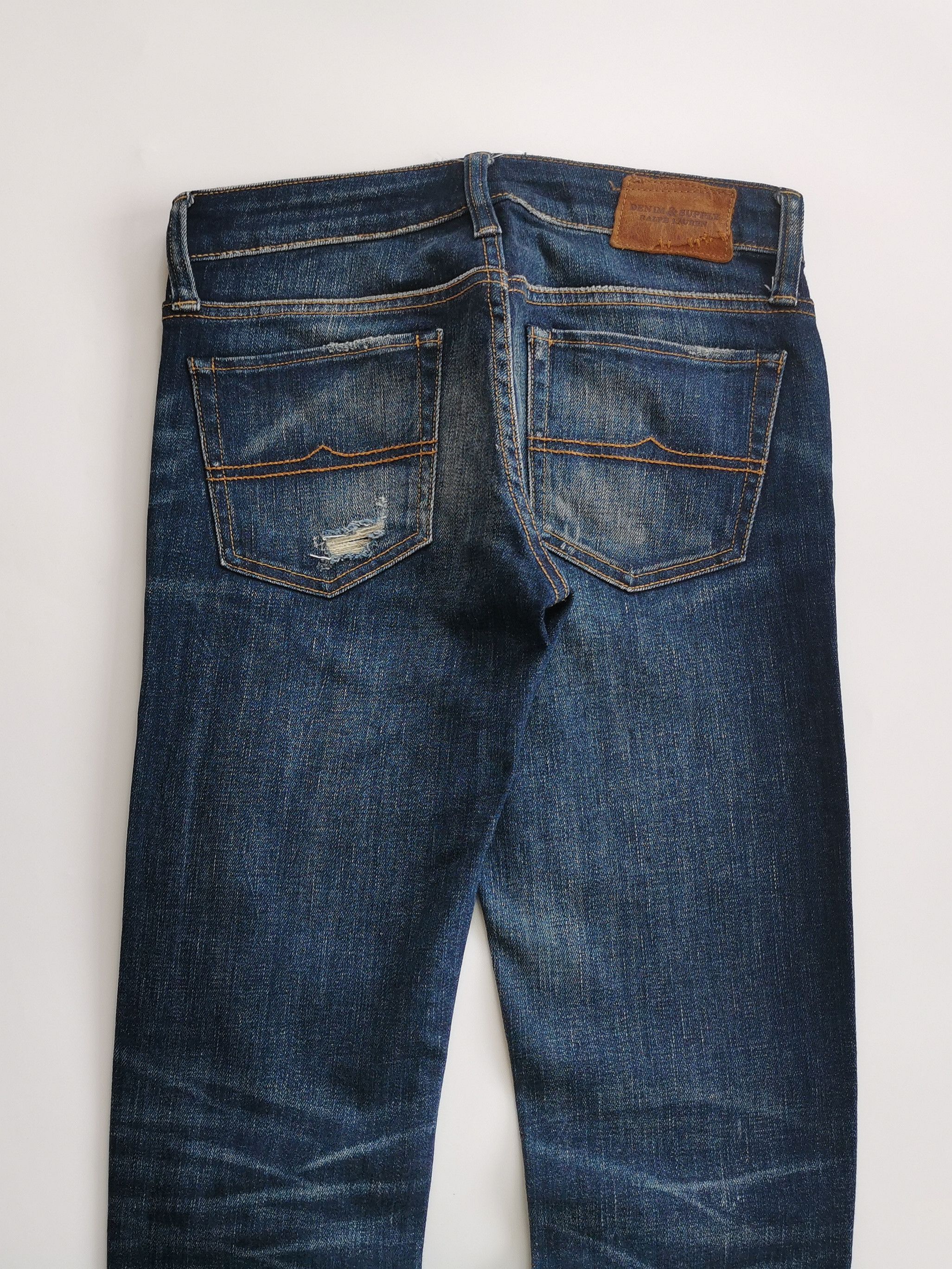 RRL Ralph Lauren Denim Supply Ralph Lauren Ripped Skinny Jeans Size US 27 - 10 Thumbnail