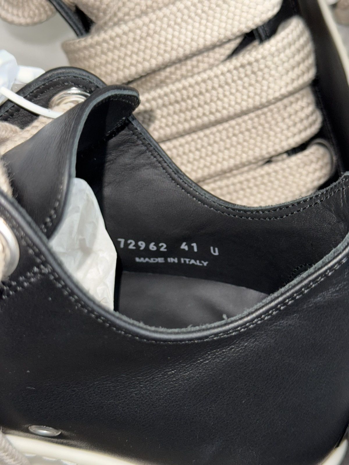 Rick Owens Rick Owen’s jumbo lace sneakers Size US 7 / EU 40 - 8 Thumbnail