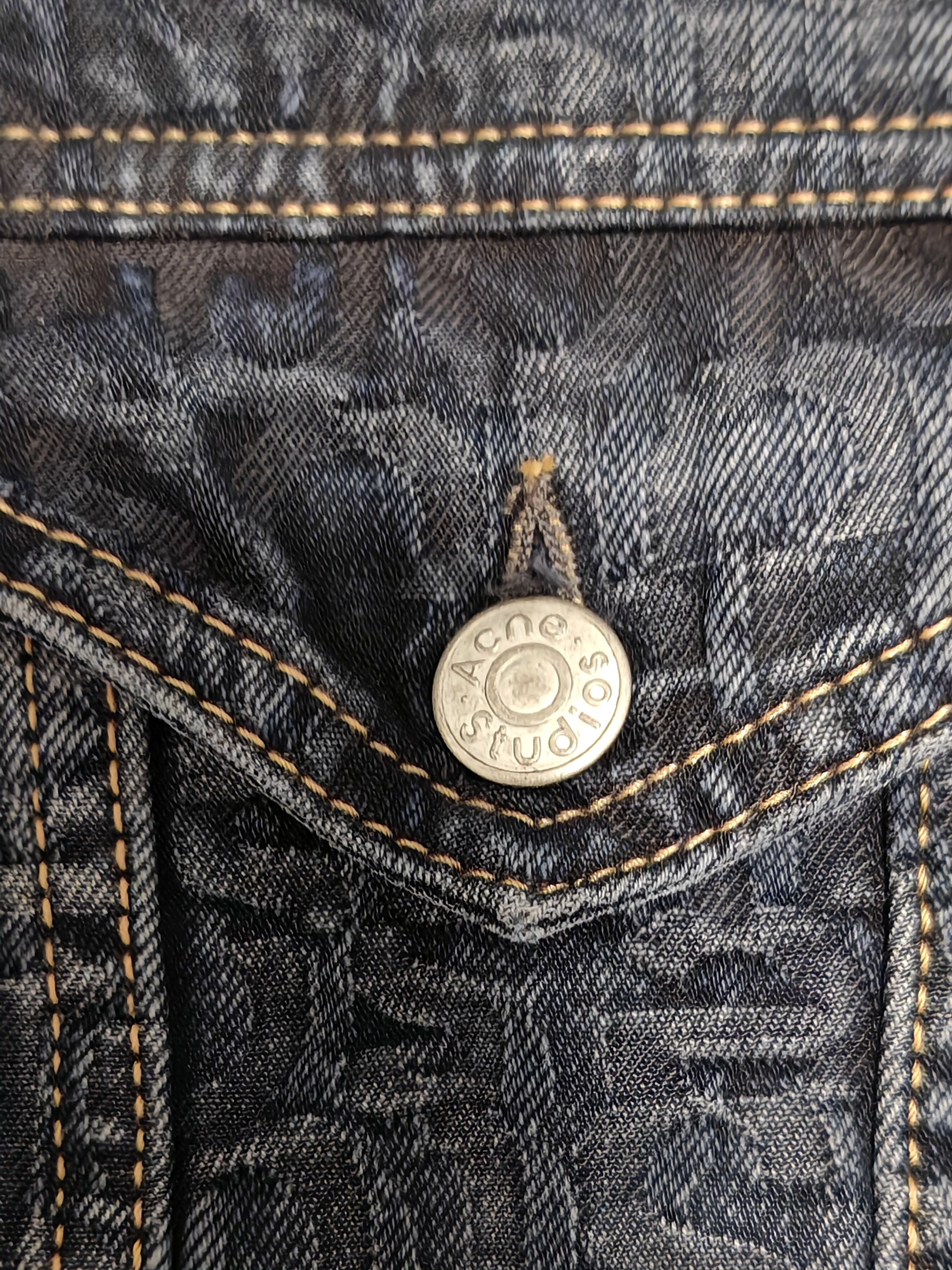Acne Studios Rye Monogram Jacquard Denim Jacket Size US M / EU 48-50 / 2 - 8 Thumbnail
