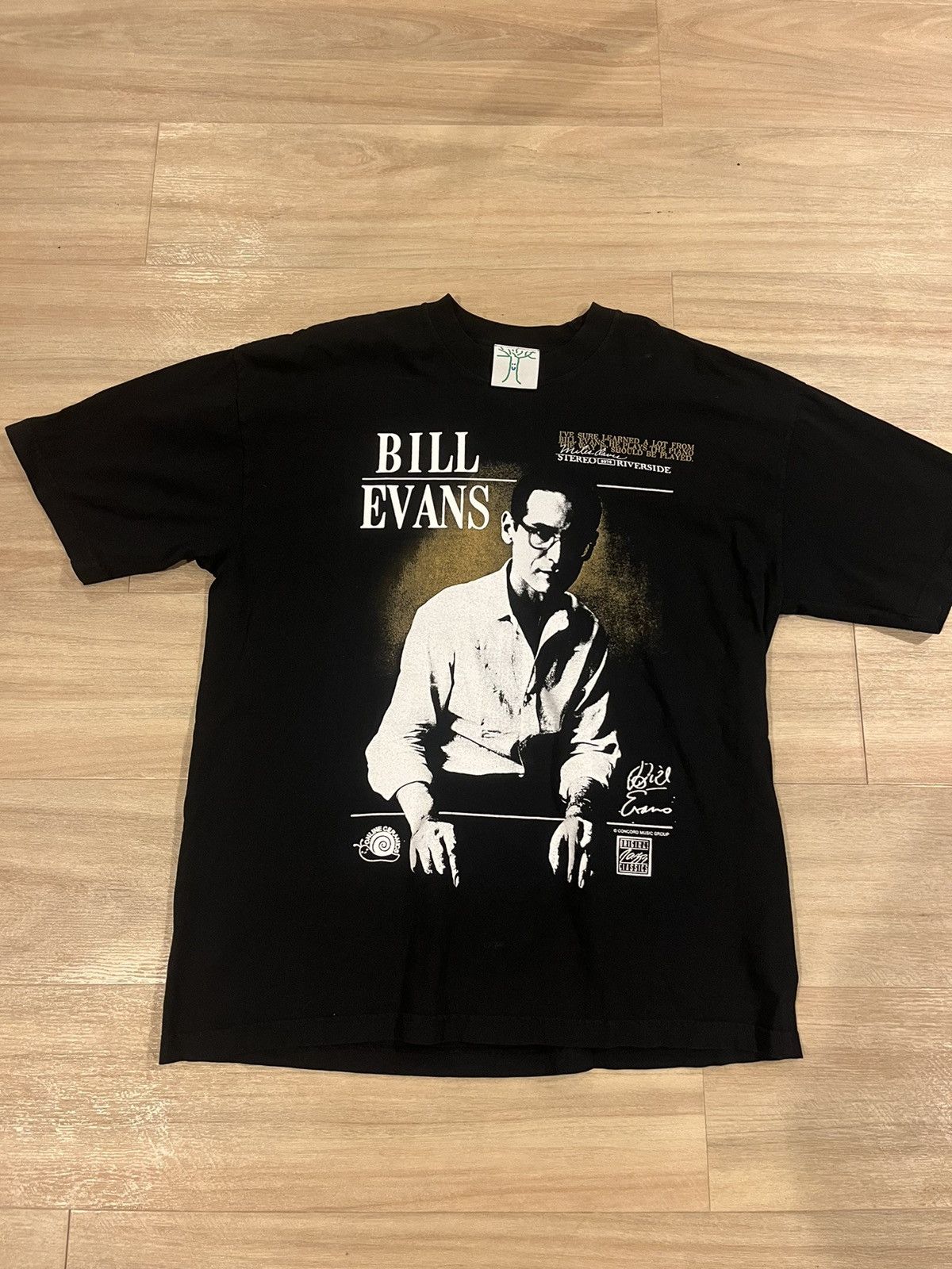 Online Ceramics Online Ceramics Bill Evans Peace Piece Tee in Black Size US XL / EU 56 / 4 - 1 Thumbnail