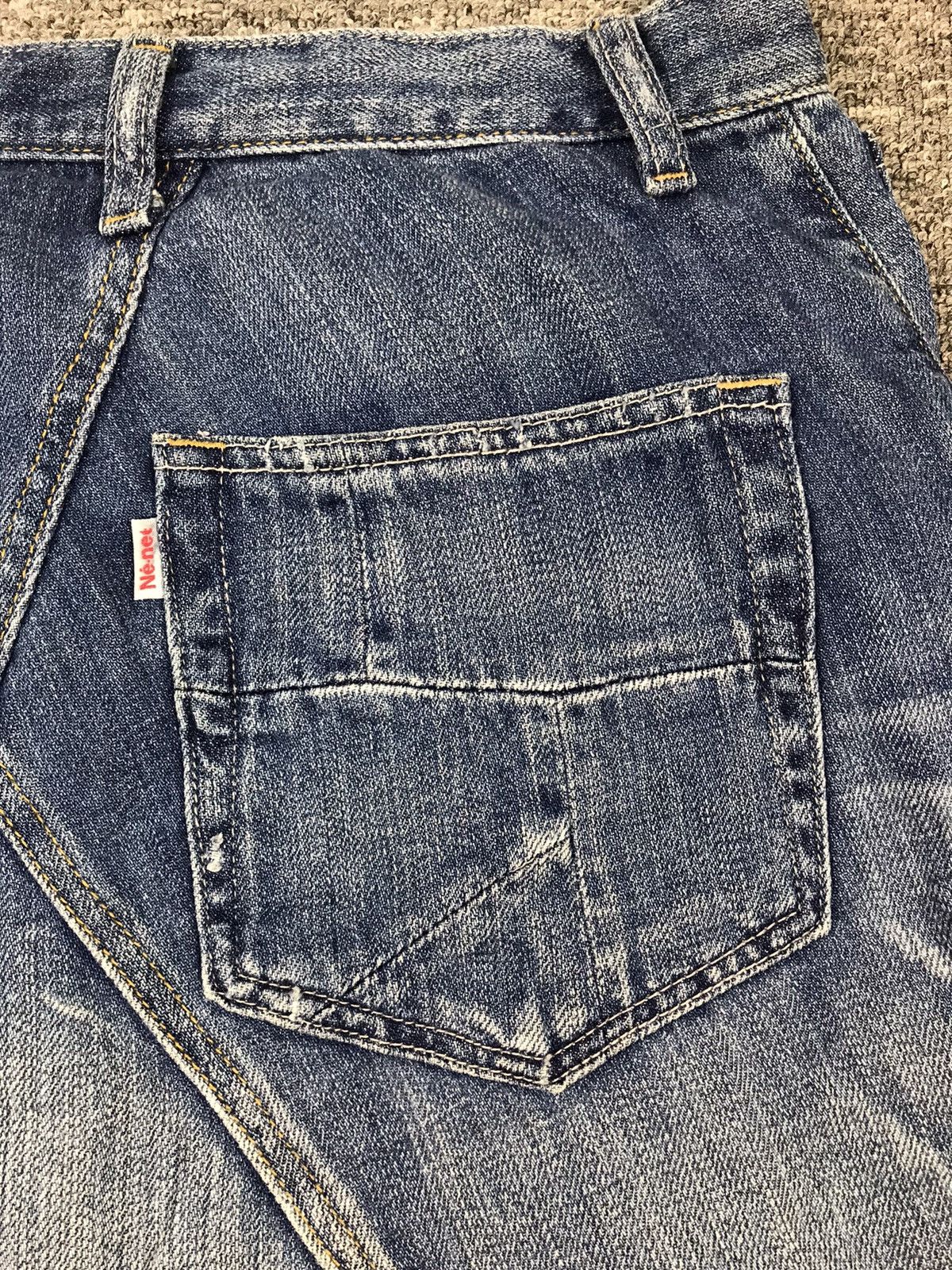 Issey Miyake × Japanese Brand × Ne-Net Ne-net denim sarouel pants Size US 32 / EU 48 - 5 Thumbnail