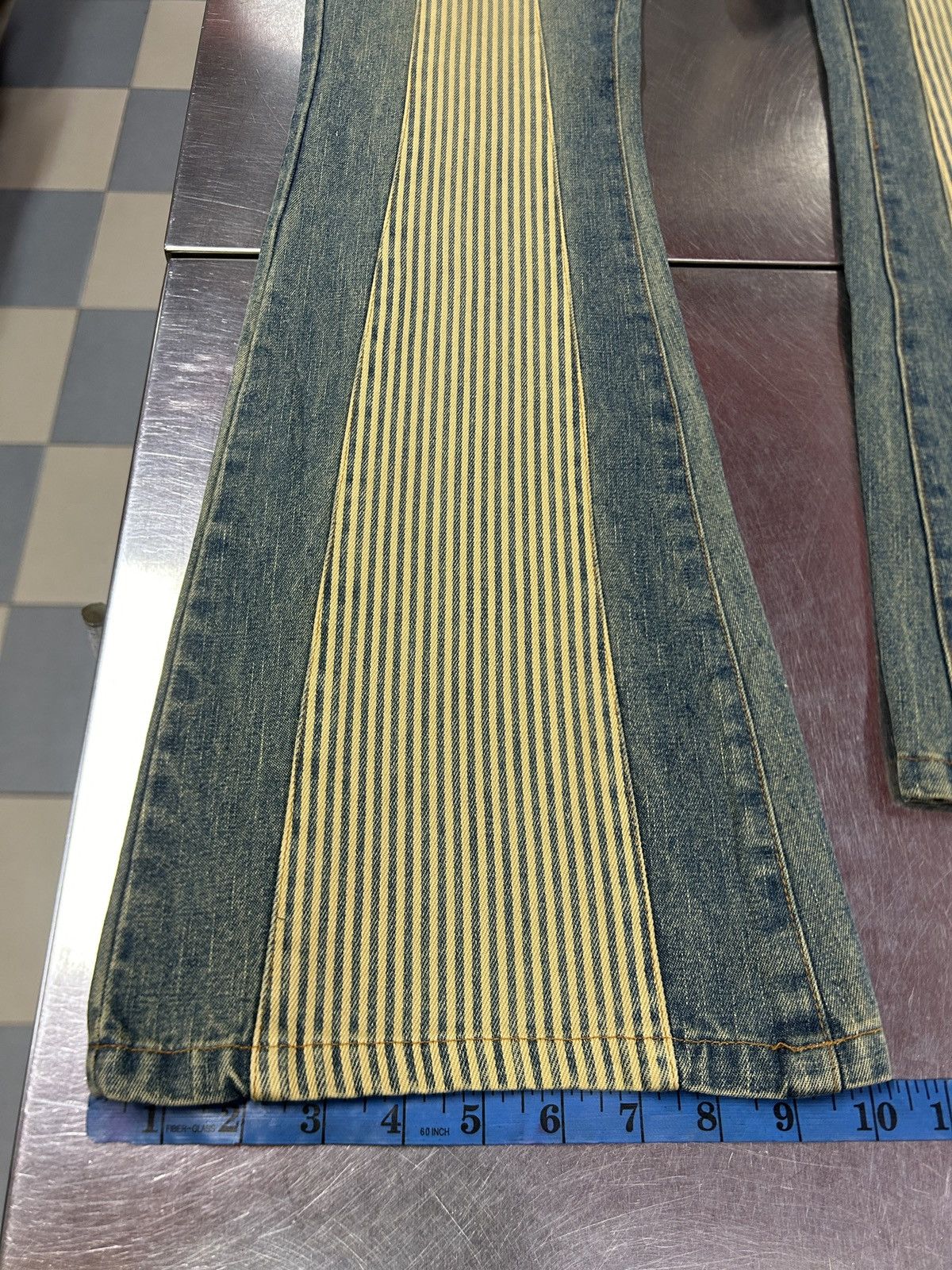 Japanese Brand Vintage Japanese Brand Flared Laces Up Jeans Size US 28 / EU 44 - 16 Thumbnail