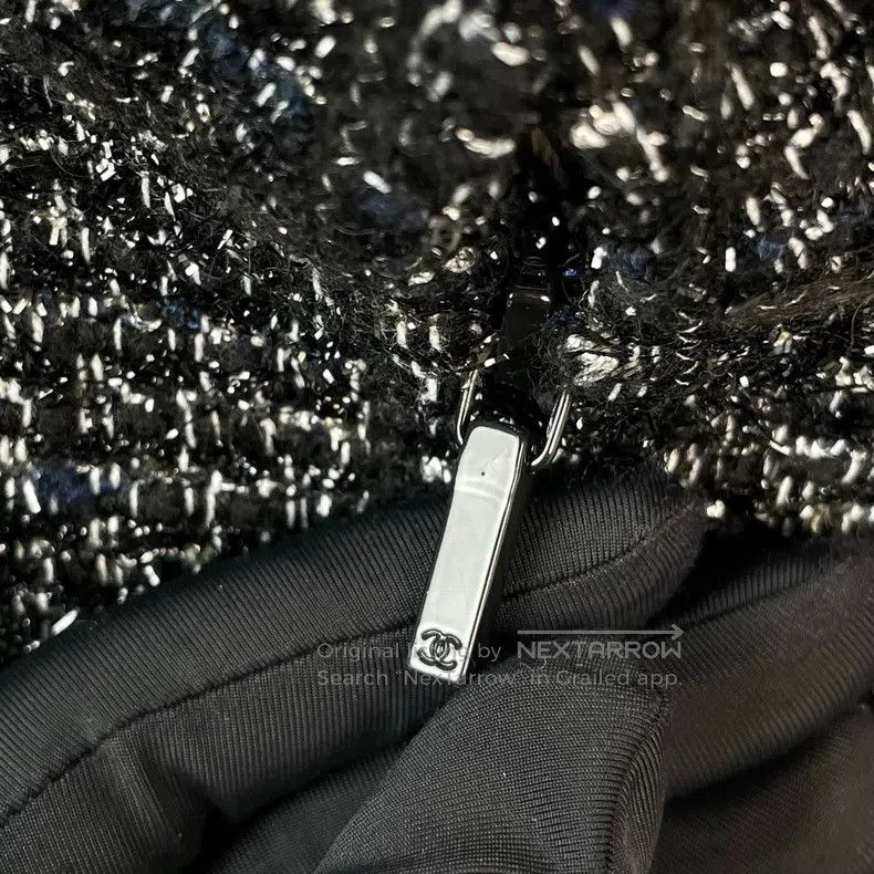Chanel Chanel Soft tweed dress black Size XXS / US 00 / IT 34 - 5 Thumbnail