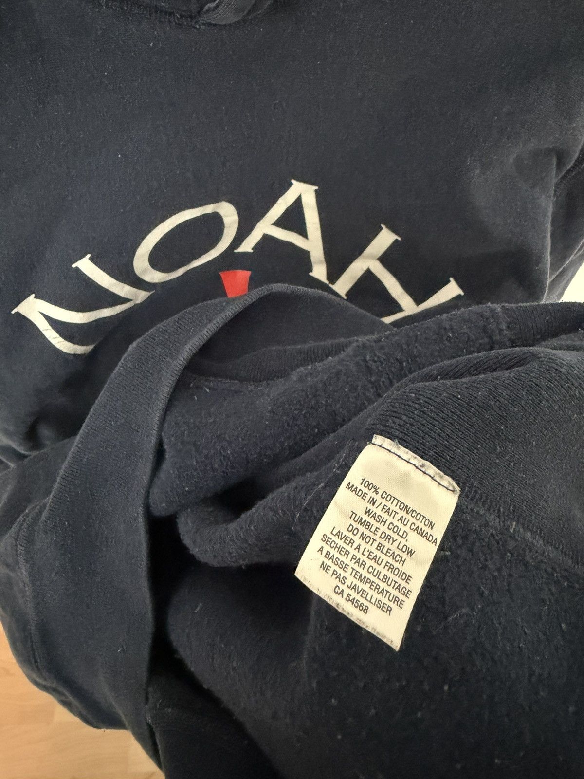 Noah Logo Hoodie in Navy Size US L / EU 52-54 / 3 - 6 Thumbnail