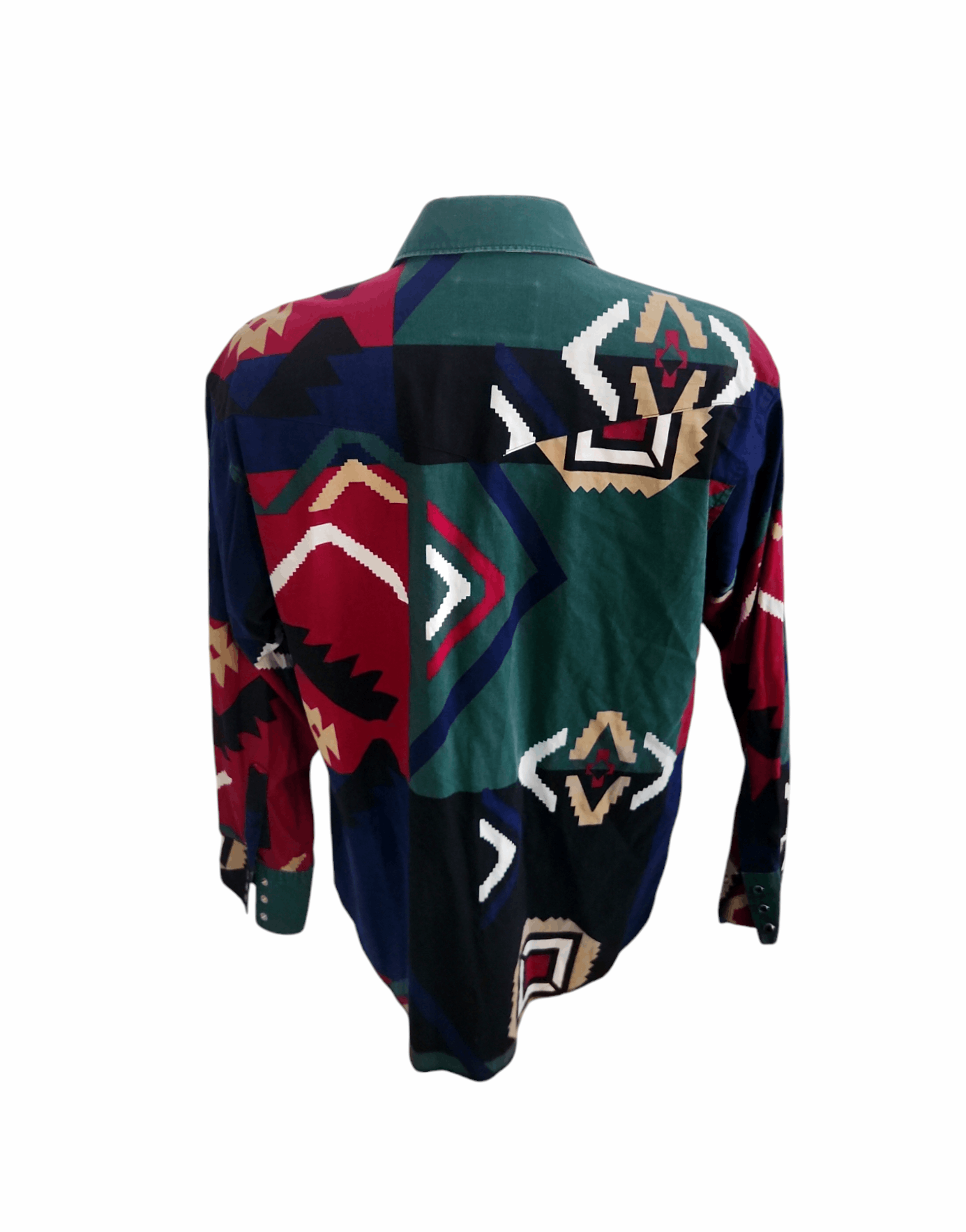 Vintage × Wrangler Wrangler Vintage Western Navajo Aztec Southwestern SZ Large Size US L / EU 52-54 / 3 - 4 Thumbnail