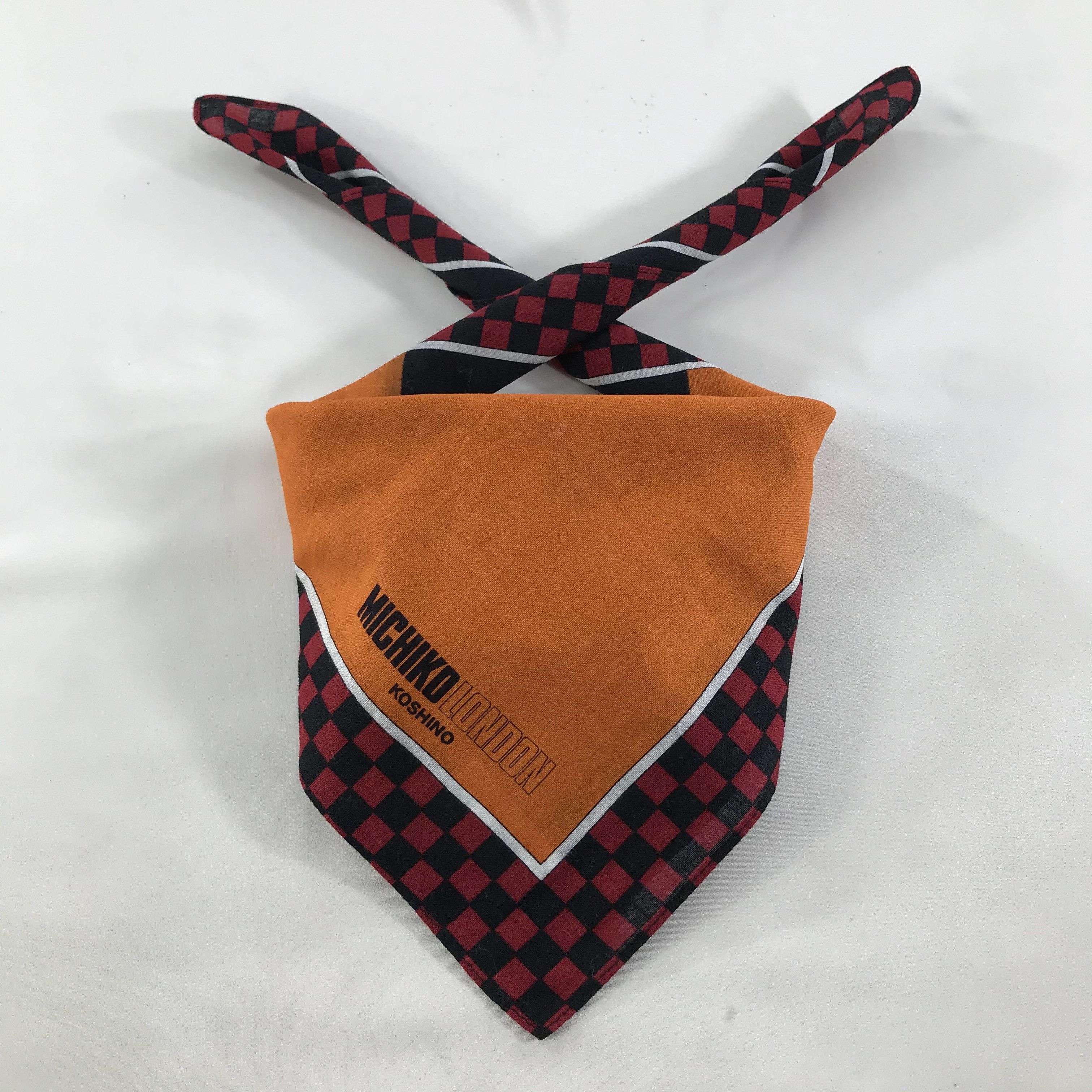 Michiko Koshino London × Vintage Michiko London Bandana / Handkerchief / Neckerchief - S1238 Size ONE SIZE - 3 Thumbnail