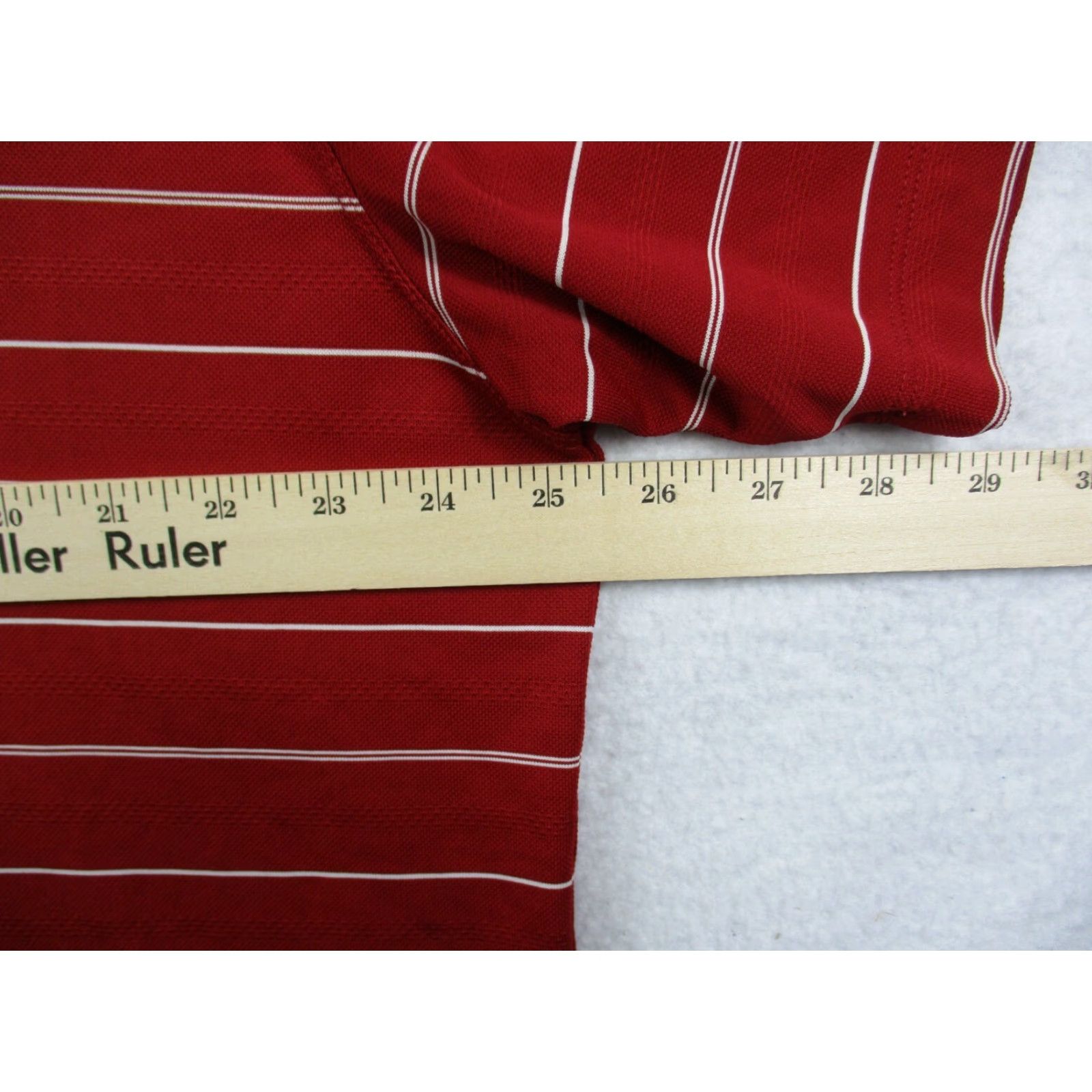 Nike Nike Golf Polo Shirt XL Mens Dri-Fit Red White Stripe Short Sleeve Size US XL / EU 56 / 4 - 6 Thumbnail