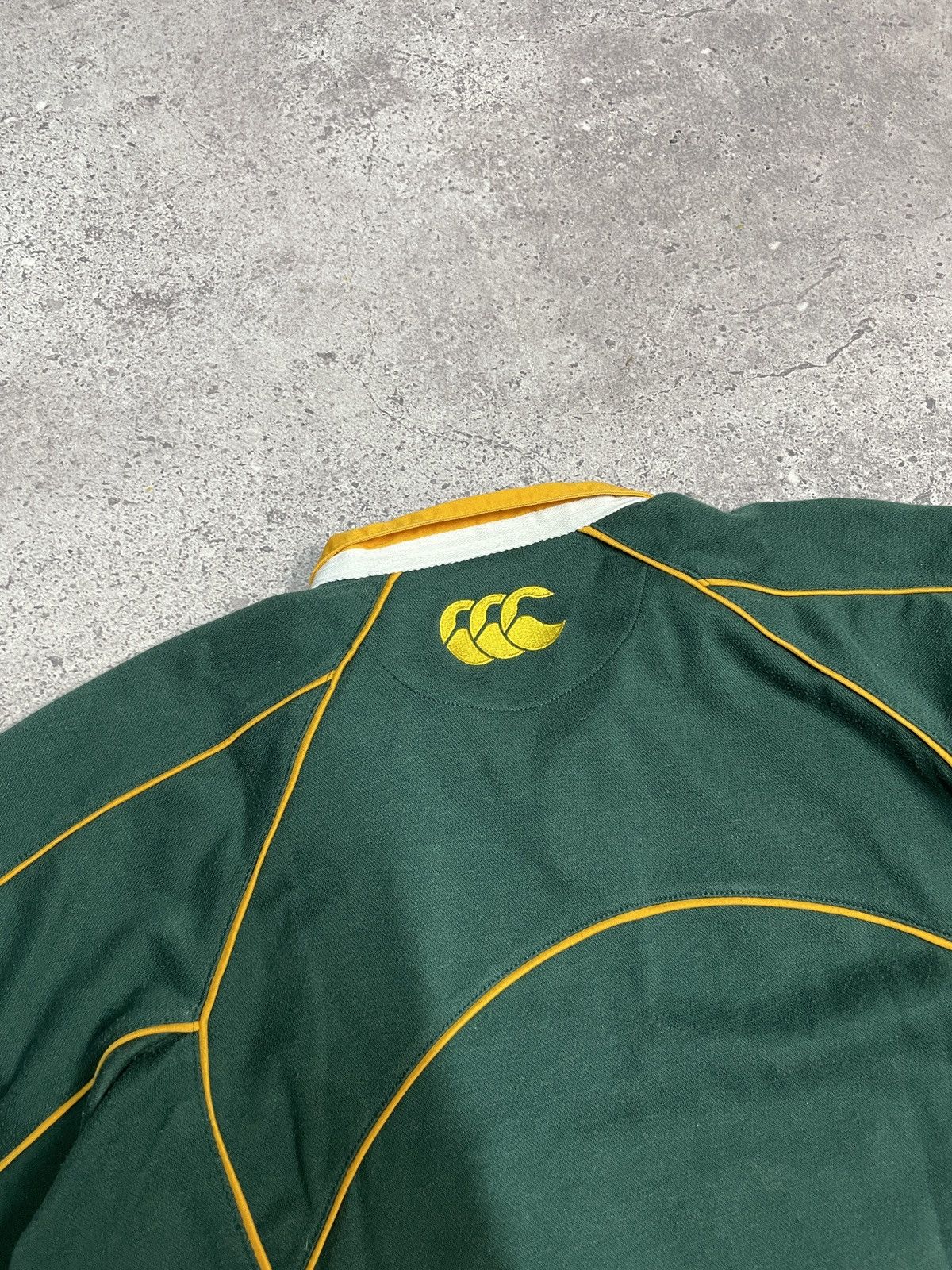 Nike Vintage Nike Rugby South Africa Y2K Striped Polo Size US L / EU 52-54 / 3 - 7 Thumbnail
