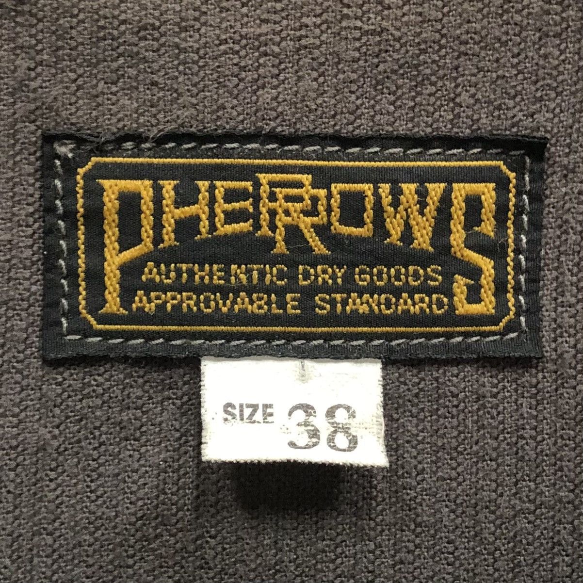 Vintage PHERROW 13W-PEJ Fellows Corduroy Burgundy Snap Button Jacket Size US M / EU 48-50 / 2 - 21 Thumbnail