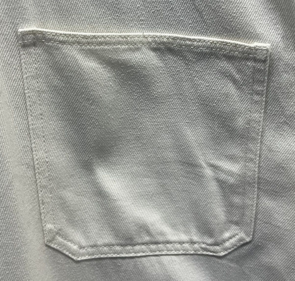 GU × Vintage GU White Denim Overalls - Size S Size US 32 / EU 48 - 10 Thumbnail