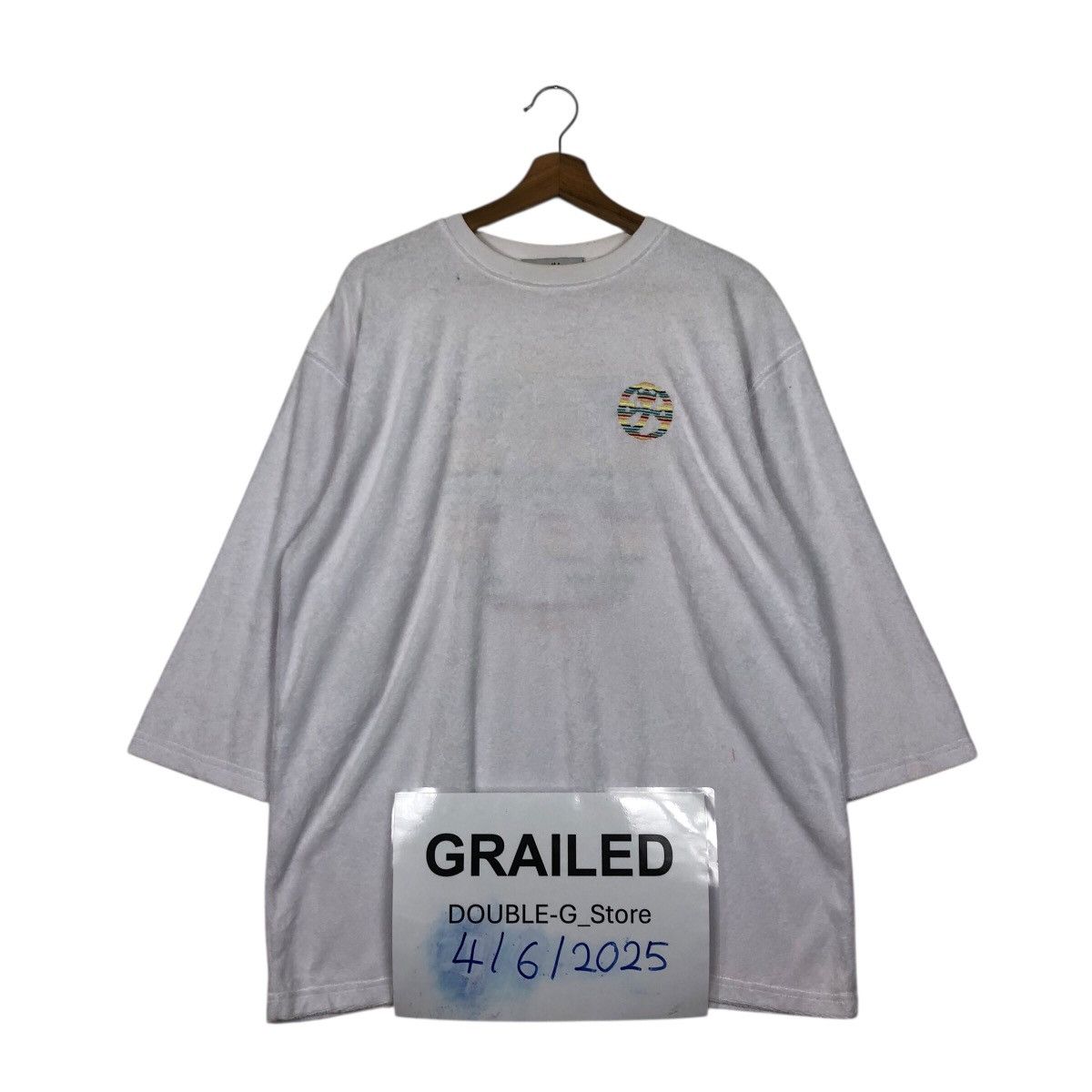Vintage 📌Short Sleeve Big Logo Design Made in Italy Size US M / EU 48-50 / 2 - 1 Thumbnail