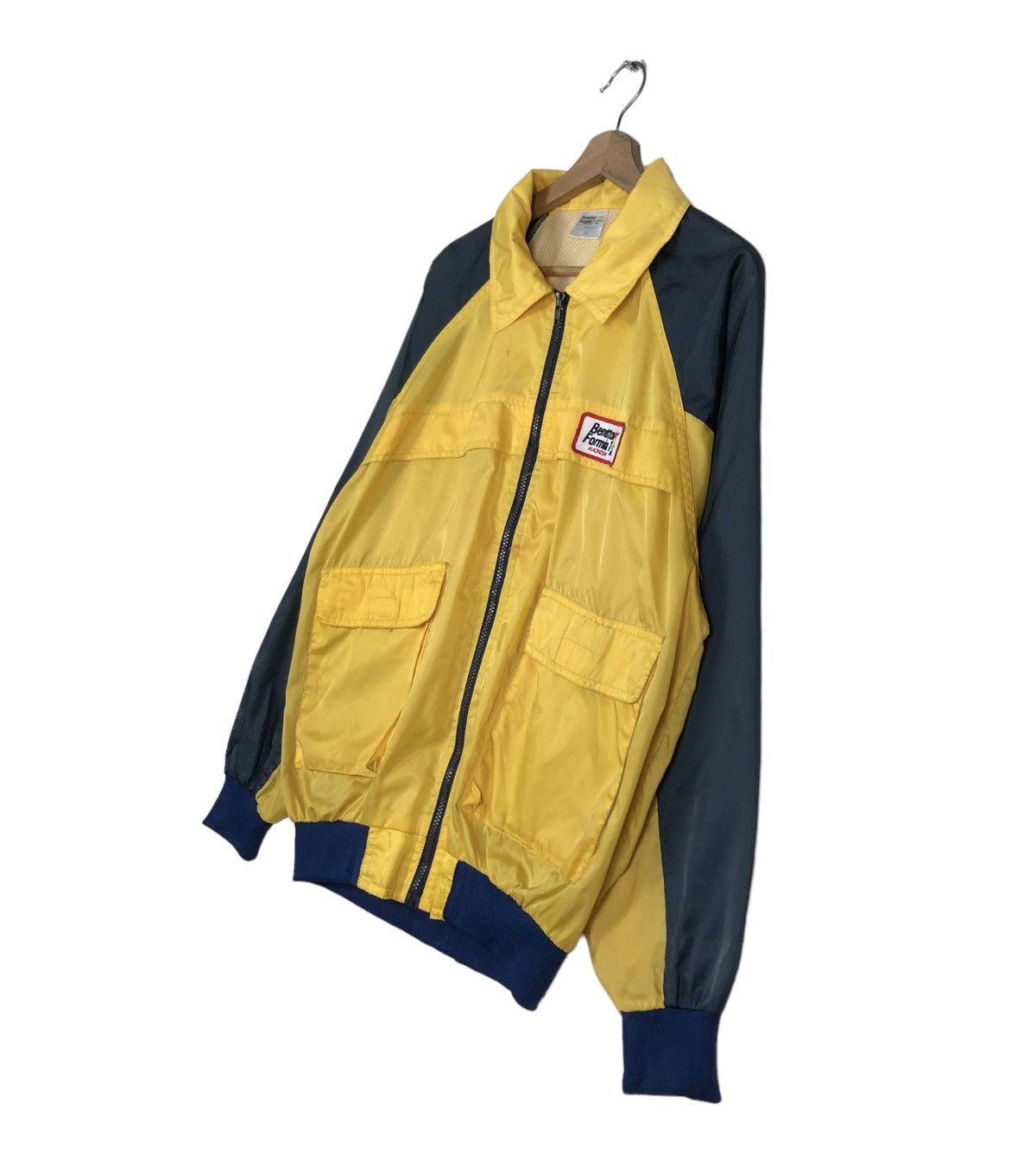 Vintage 🔥VINTAGE BOMBER JACKET BENETTON FORMULA 1 RACING TEAM Size US M / EU 48-50 / 2 - 3 Thumbnail