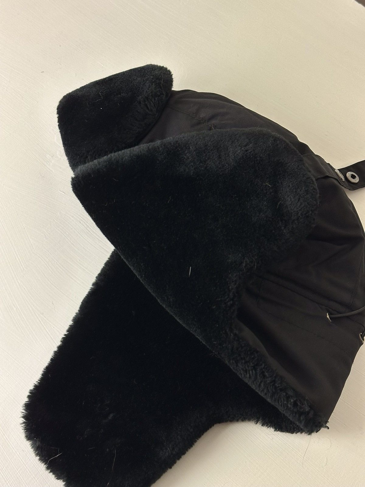 Hysteric Glamour × Vintage Crazy Y2K Mohair Fuzzy Hat Ushanka Punk Huge Size ONE SIZE - 6 Thumbnail