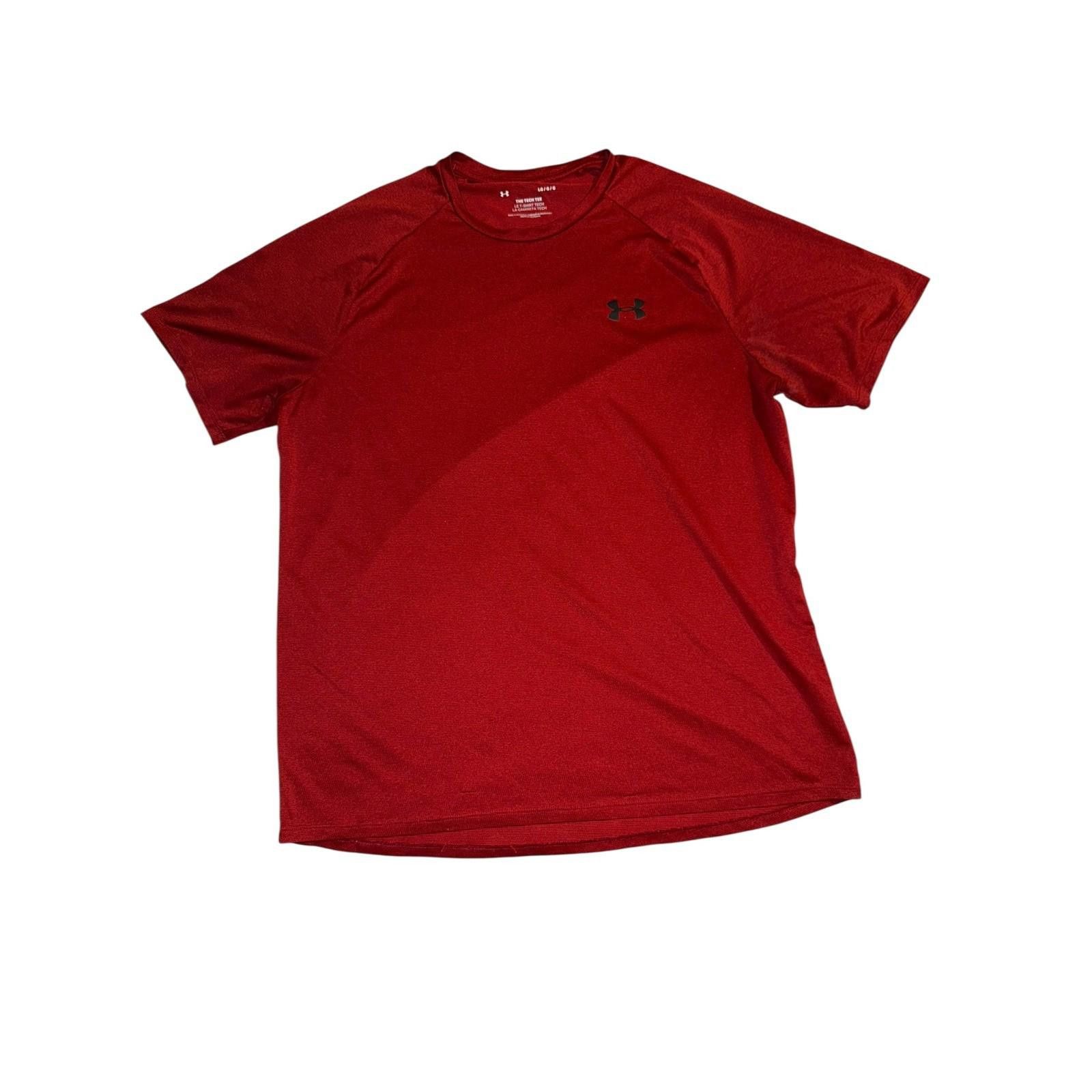 Under Armour Under Armour Mens Tee Short Sleeve Training Shirt Red Large Size US L / EU 52-54 / 3 - 1 Thumbnail