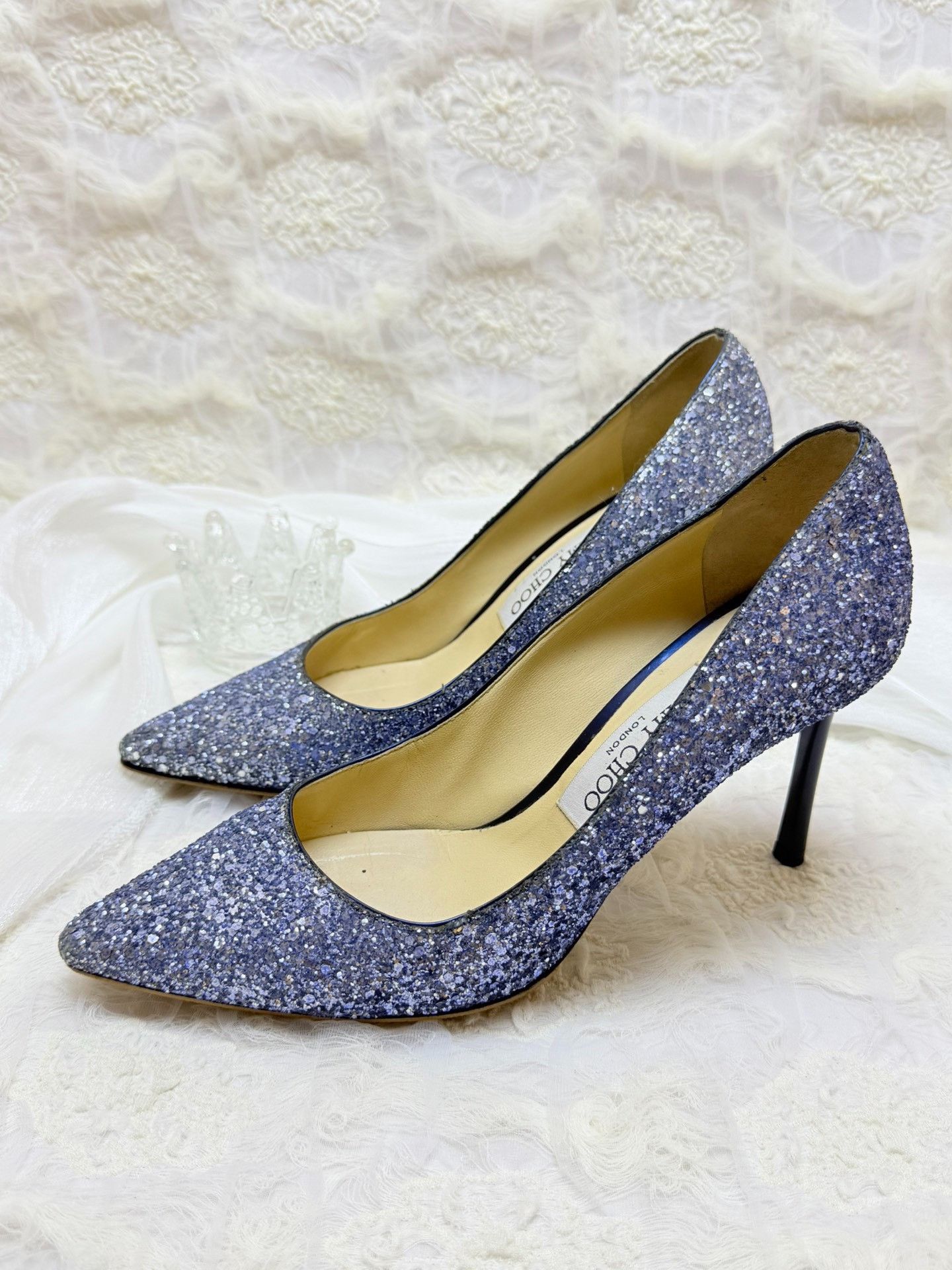 Jimmy Choo Jimmy Choo Blue Lowtop Sneakers us_6-5 Women Size US 6.5 / IT 36.5 - 1 Thumbnail