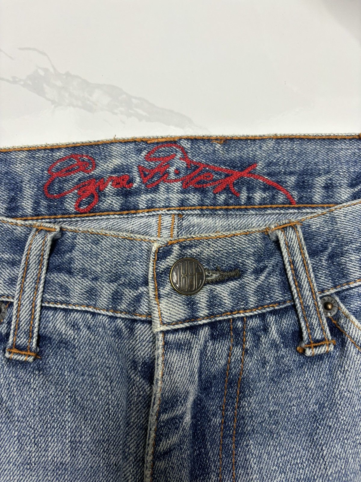 Kapital RARE‼️BAGGY JEANS BOOTCUT EZRA FITCH DENIM LGB STYLE Size US 31 - 10 Thumbnail