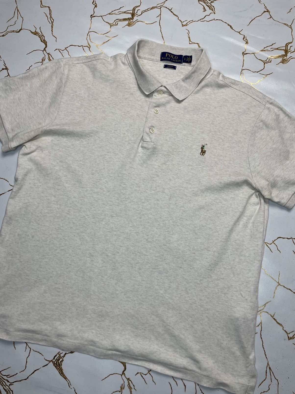 Polo Ralph Lauren × Ralph Lauren Polo Ralph Lauren Men Cream Ivory Button Up Shirt Size Large Size US L / EU 52-54 / 3 - 2 Thumbnail