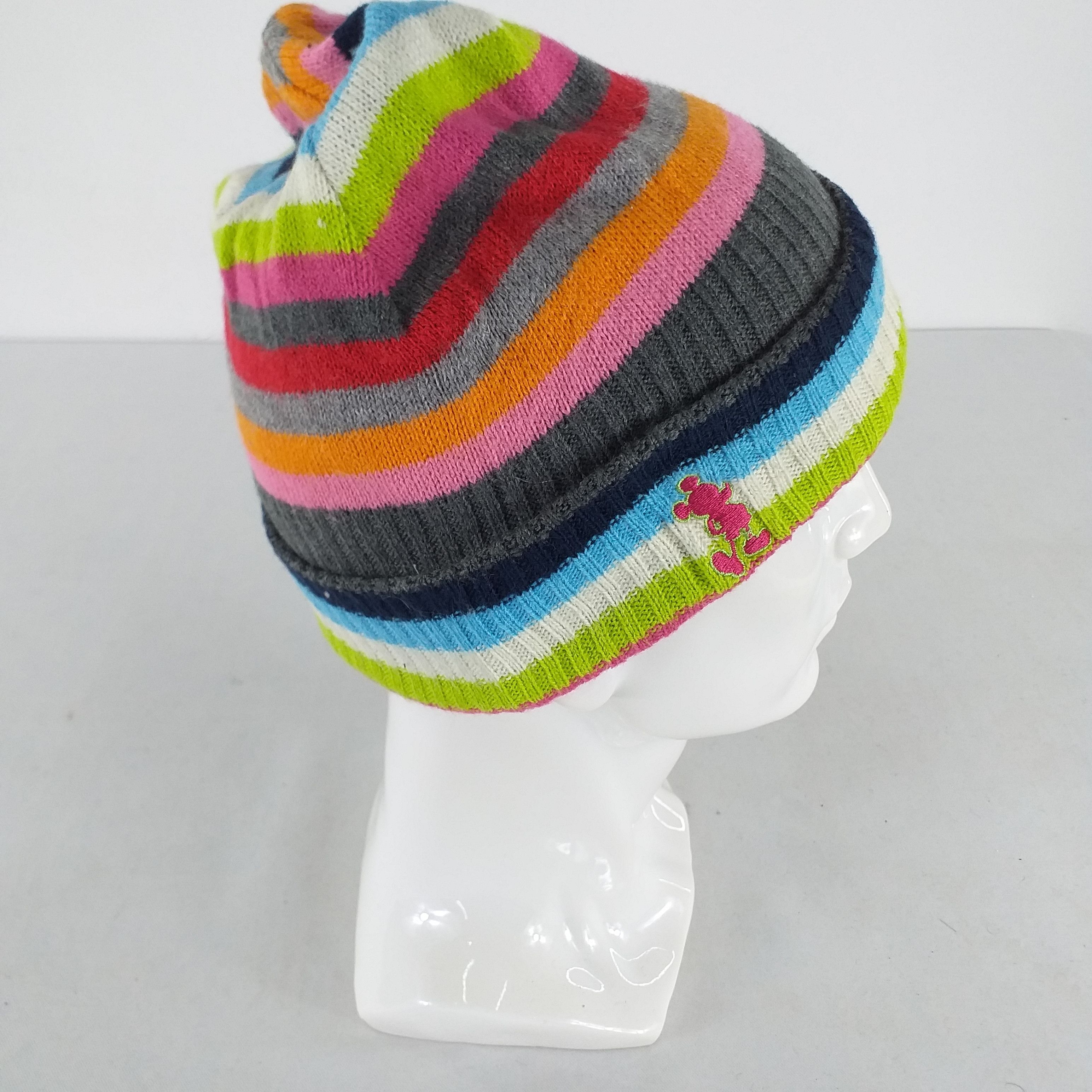Disney Mickey Mouse Embroidery Snow Cap Hat Beanie -BN314 Size ONE SIZE - 2 Thumbnail