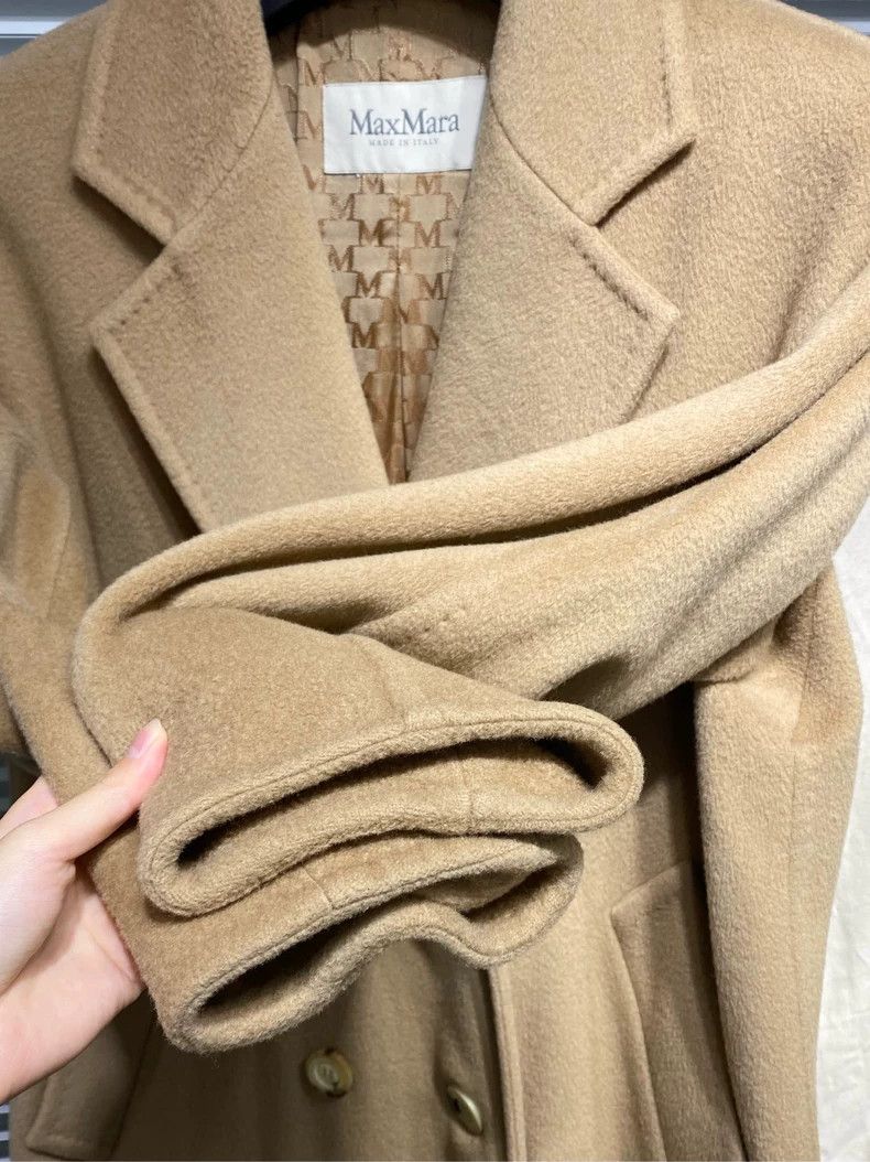 Max Mara Max Mara Classic Coat Camel Wool Size XXS / US 00 / IT 34 - 9 Thumbnail