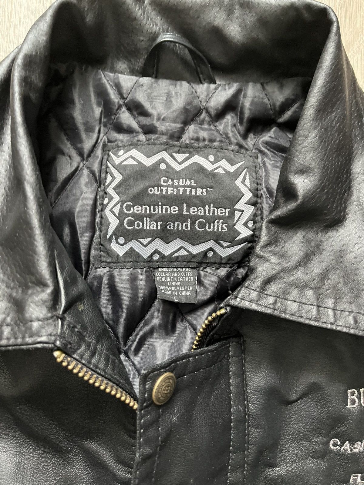 Vintage Vintage Bum Steer Leather Jacket Size US L / EU 52-54 / 3 - 4 Thumbnail