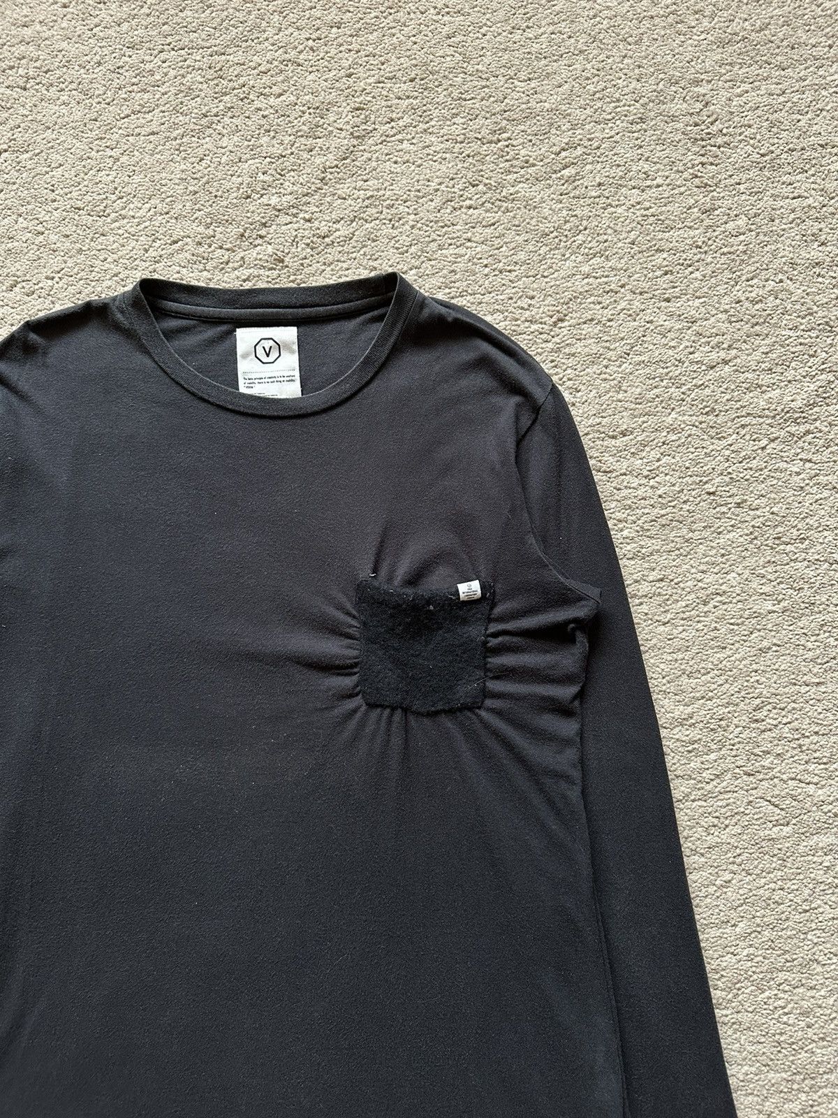 Visvim Old Visvim wrinkle Pocket Long-sleeve Tshirt Size US M / EU 48-50 / 2 - 2 Thumbnail