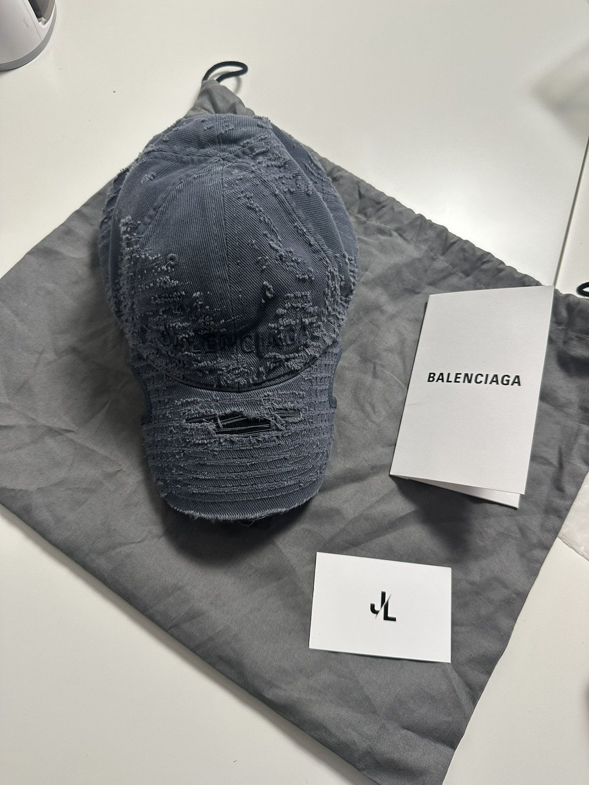 Balenciaga Balenciaga laser destroyed cap S 55cm NEW Size ONE SIZE - 2 Thumbnail