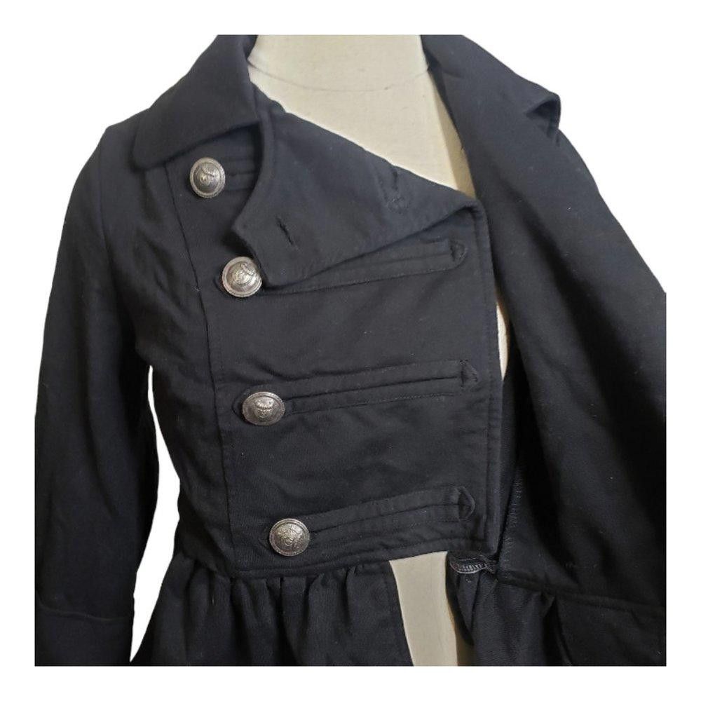 Designer CT872 Starling Ladies Black Long Sleeve Knit JAcket Size L / US 10 / IT 46 - 3 Thumbnail