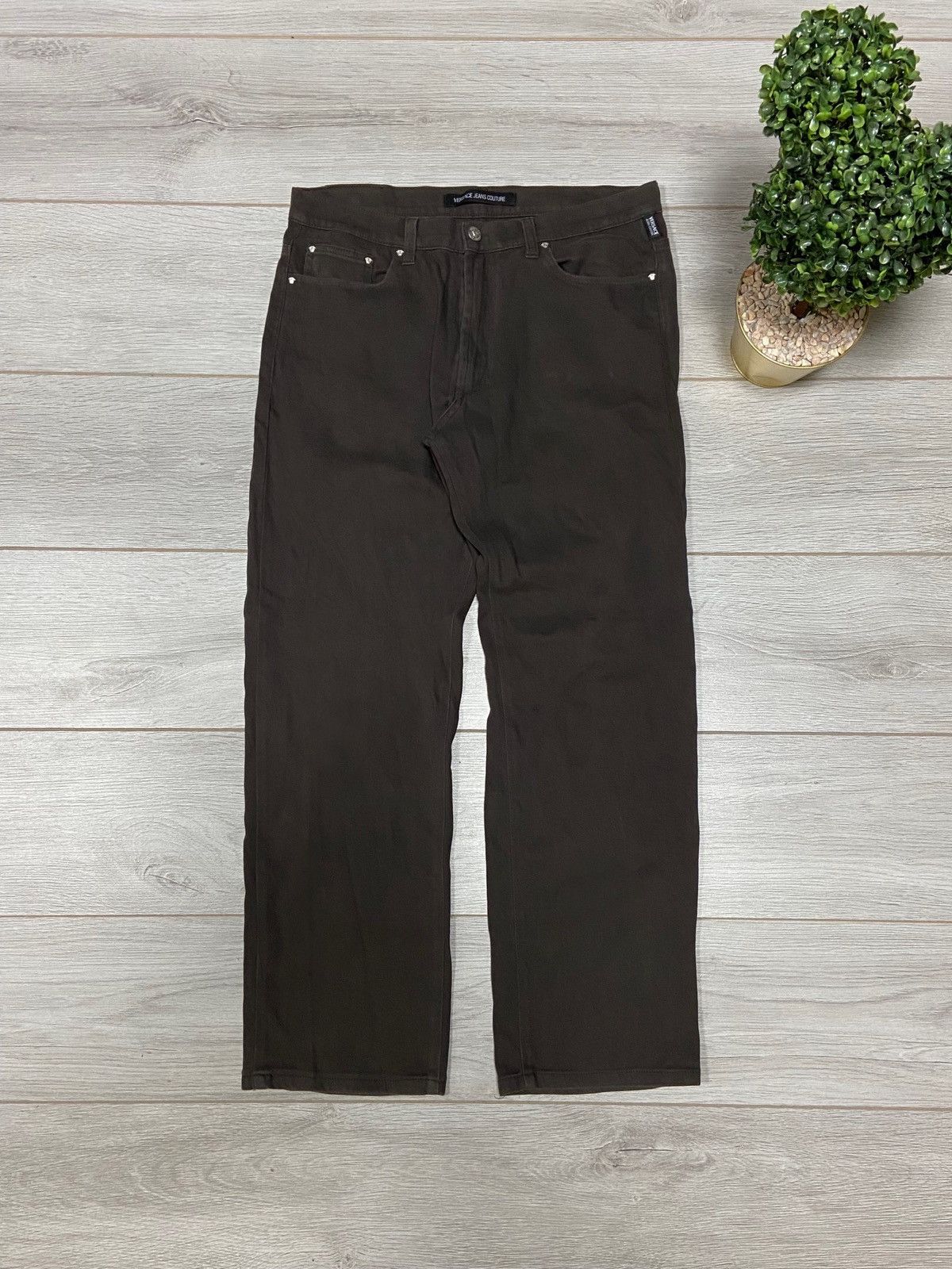 Versace Jeans Couture Versace Jeans Couture vintage pants made in Italy Size US 36 / EU 52 - 1 Thumbnail