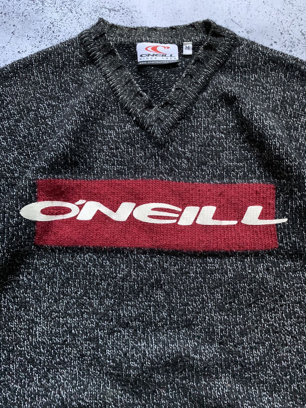 O'Neill Vintage 90s Oneill Knitted Crewneck Sweater Big Logo Y2K USA Size US M / EU 48-50 / 2 - 2 Thumbnail