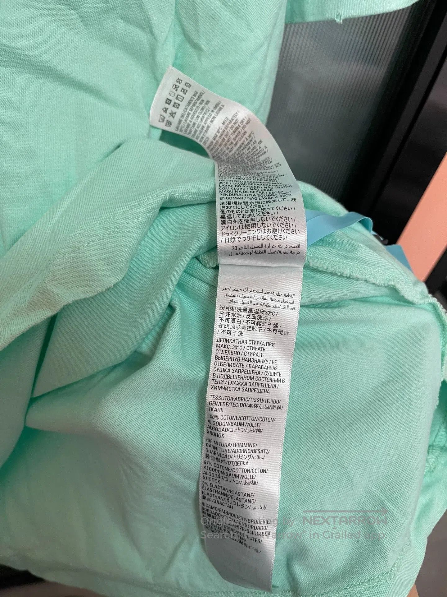 Balenciaga balenciaga oversized mint green uni t-shirt. Size US XXL / EU 58 / 5 - 6 Thumbnail