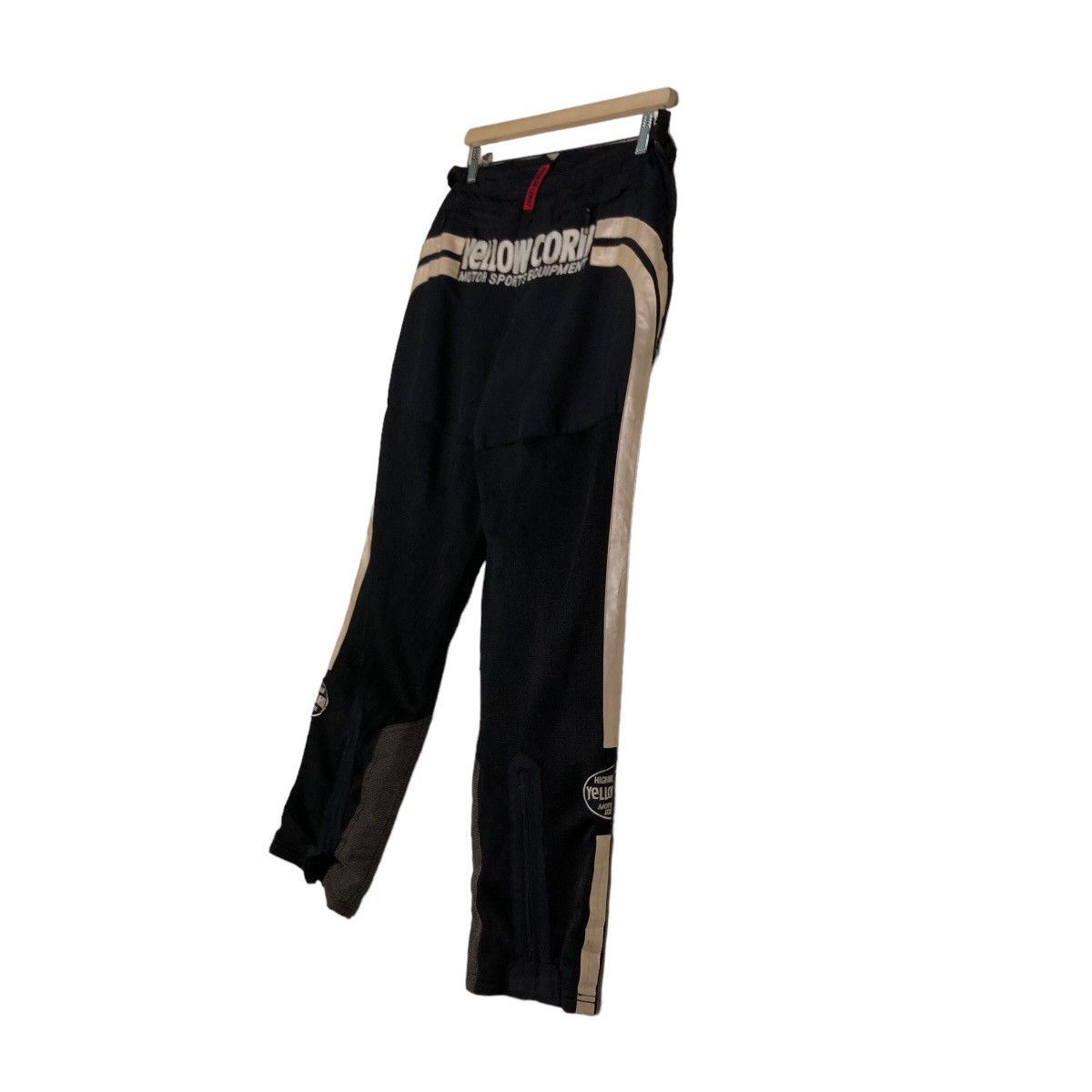 Japanese Brand 🔥BIKER RACING PANTS MOTORCROSS YELLOW CORN BIG LOGO Size US 30 / EU 46 - 10 Thumbnail