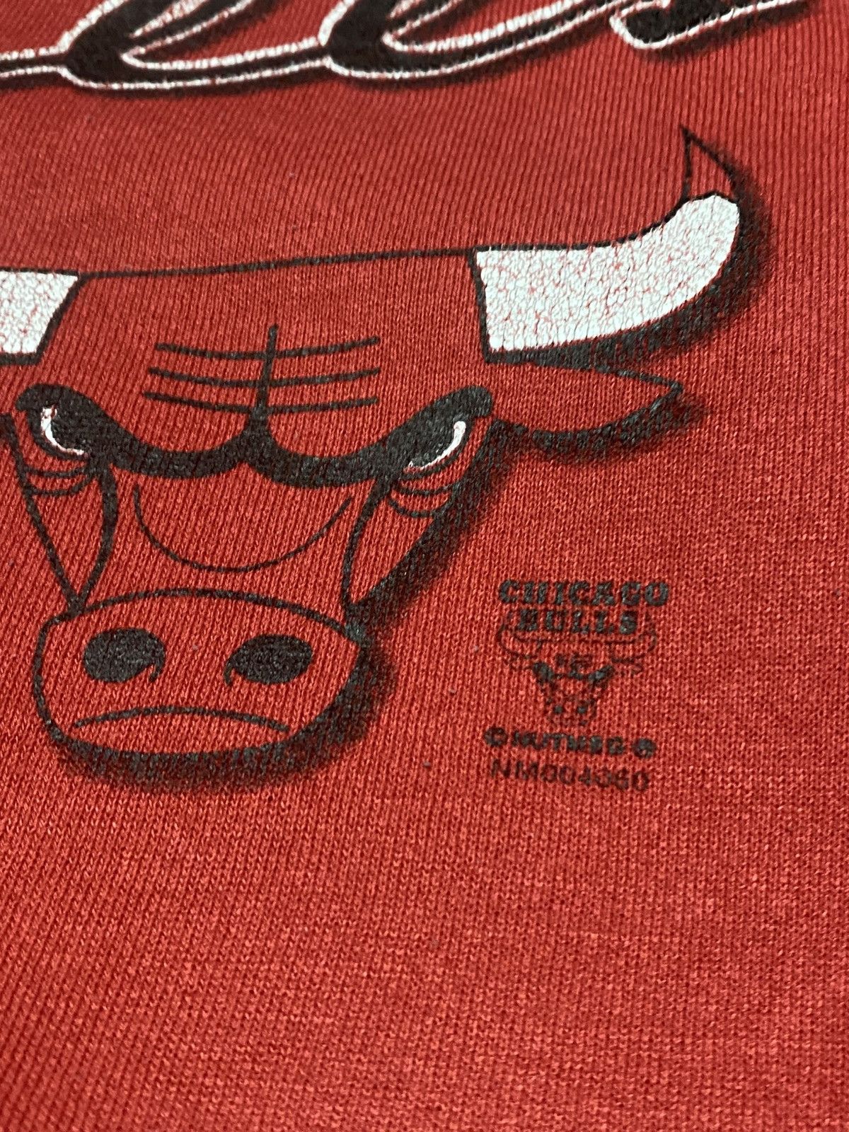 NBA 1990s Lee NBA Chicago Bulls Sweatshirt Red big logo Size US M / EU 48-50 / 2 - 2 Thumbnail