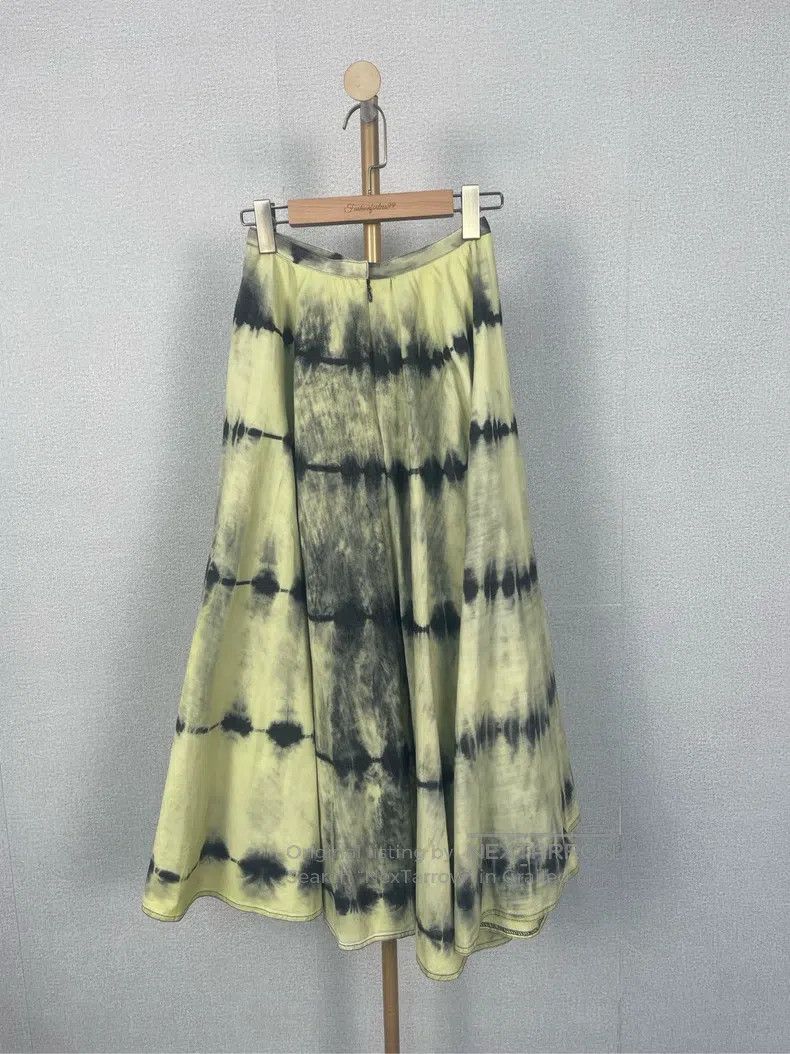 Dior Dior Yellow tie-dyed skirt Size 24" / US 00 / IT 34 - 1 Thumbnail