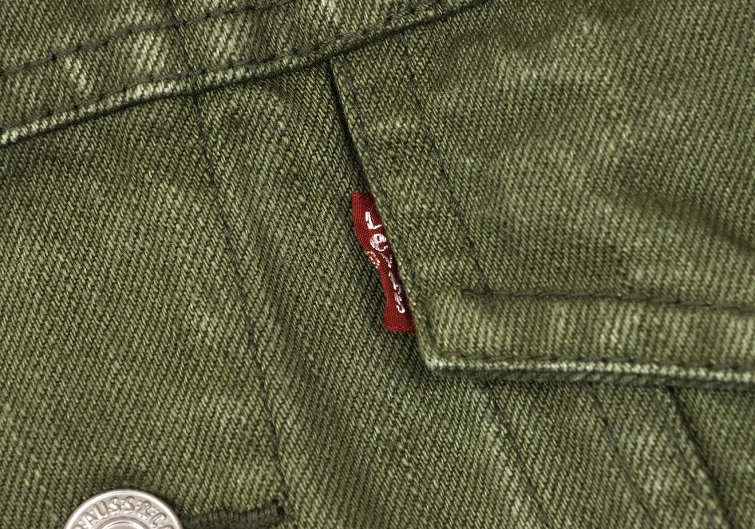 Junya Watanabe Button Design Denim Tailored Jacket in Khaki Size US M / EU 48-50 / 2 - 8 Thumbnail
