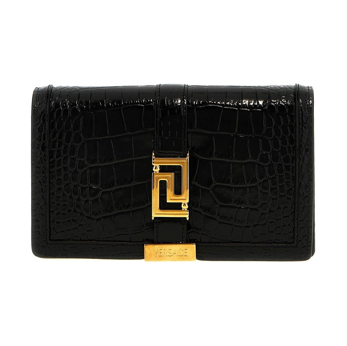 image of Versace Black Greca Goddess Wallet Autumn/winter 2023, Women's