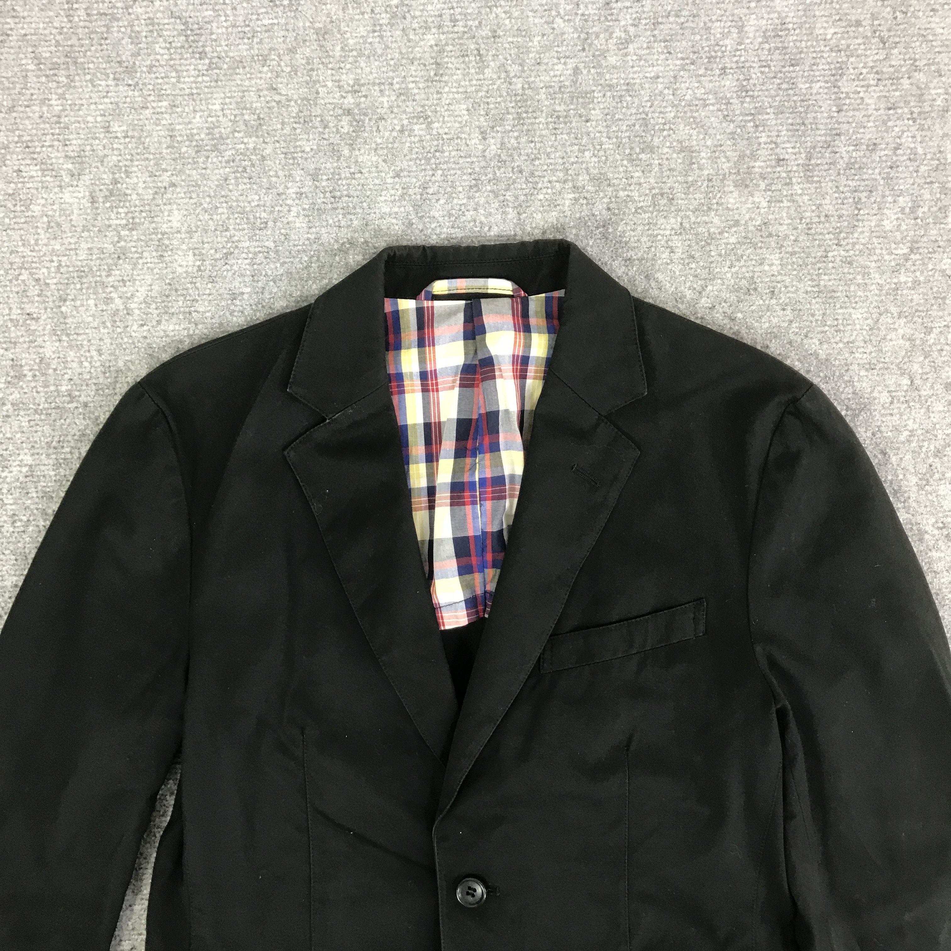Katharine Hamnett London HAMNETT BLACK BLAZER JACKET K125B2 Size US S / EU 44-46 / 1 - 2 Thumbnail