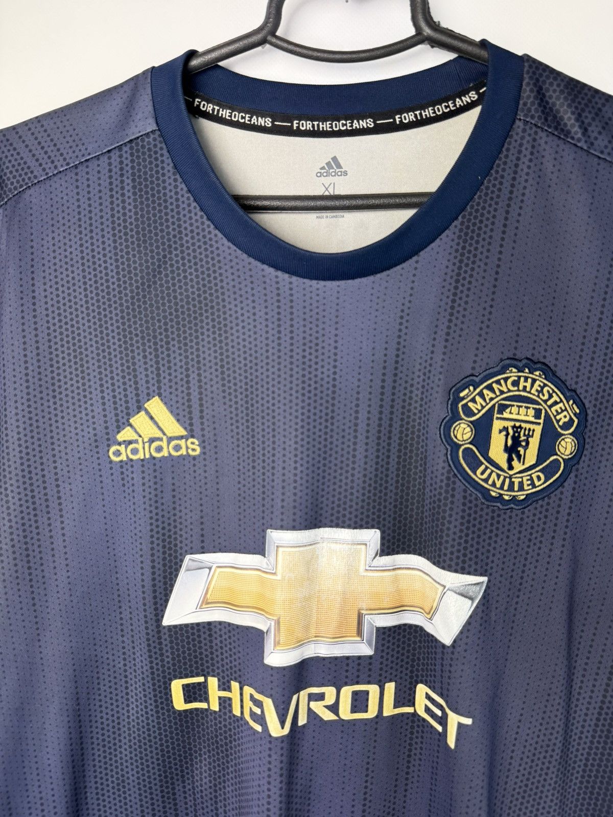 Adidas Manchester United 2018 2019 Third Shirt Soccer Jersey Adidas Size US XL / EU 56 / 4 - 3 Thumbnail