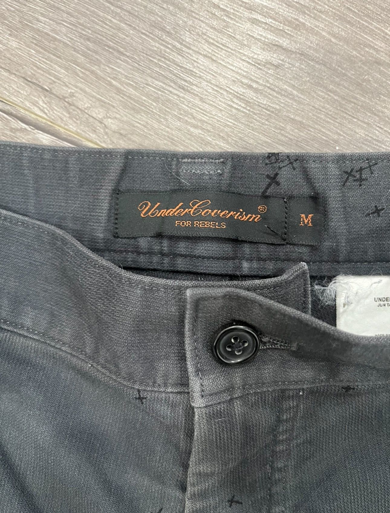 Undercover AW02 Witches Cell Division Cross Pattern Pants Size US 32 / EU 48 - 12 Thumbnail