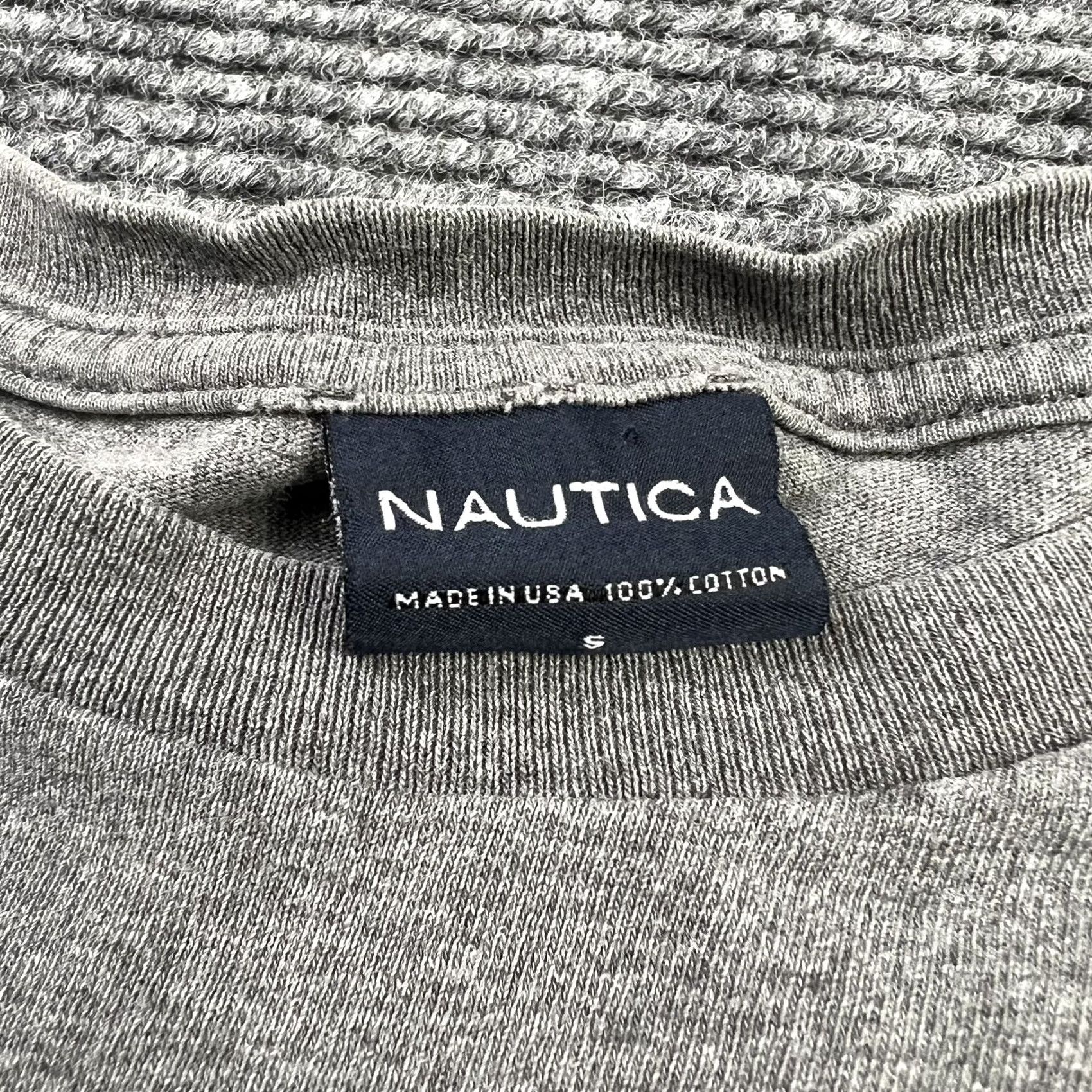 Nautica VINTAGE Nautica Long Sleeve T-Shirt Men Small Gray Logo 90s USA Size US S / EU 44-46 / 1 - 2 Thumbnail